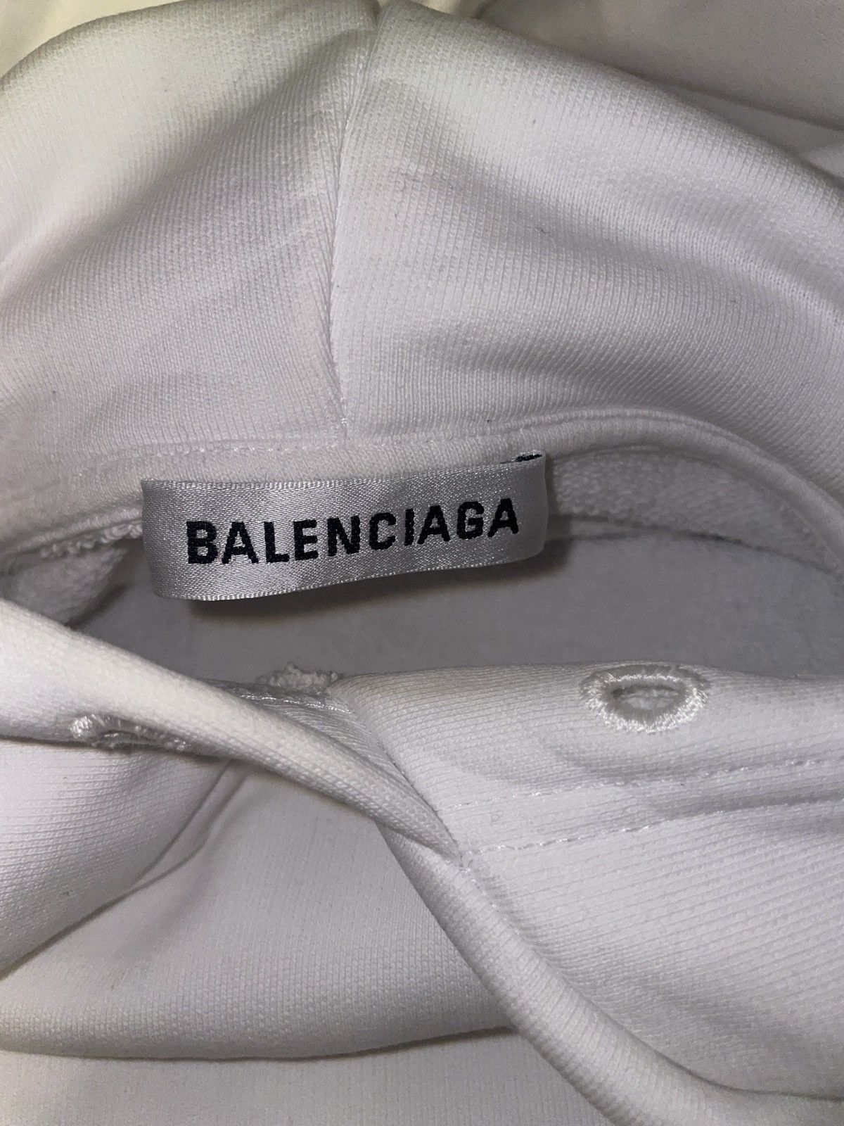 Balenciaga White balenciaga logo hoodie Size US M / EU 48-50 / 2 - 2 Thumbnail