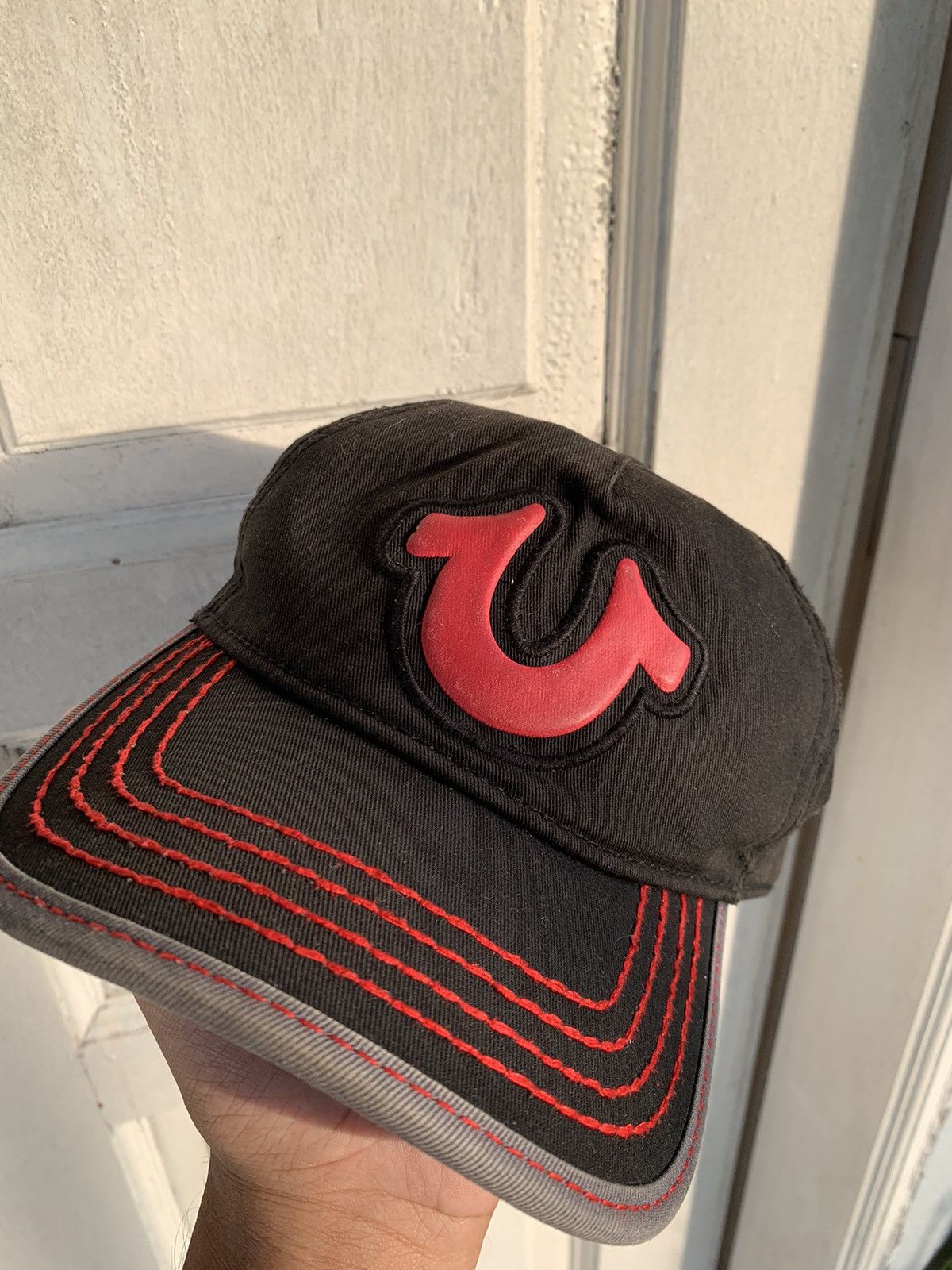 Japanese Brand × True Religion × Vintage Rarely True Religion Adjustable Leather Cap Size ONE SIZE - 2 Thumbnail