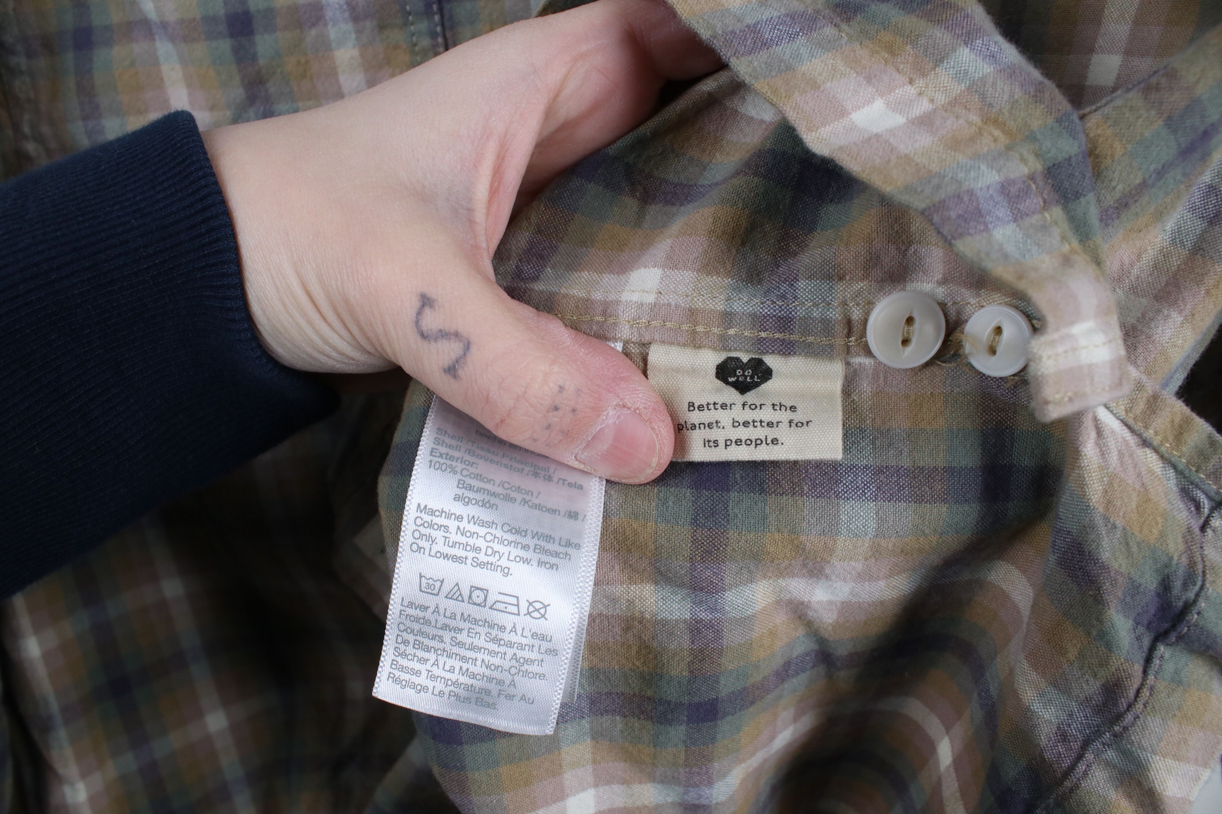 Madewell × Vintage Madewell Faded Brushed Flannel Boxy Fit Button Shirt Plaid Size US M / EU 48-50 / 2 - 9 Thumbnail