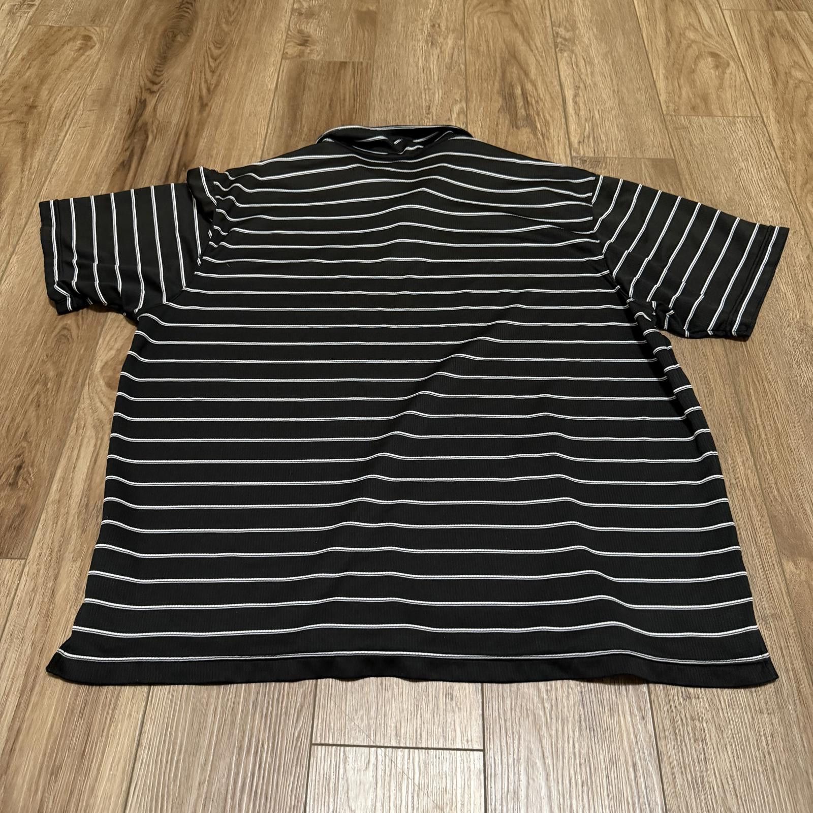 Nike Vintage Nike Golf Performance Striped Polo Shirt Y2K Size US XXL / EU 58 / 5 - 6 Thumbnail