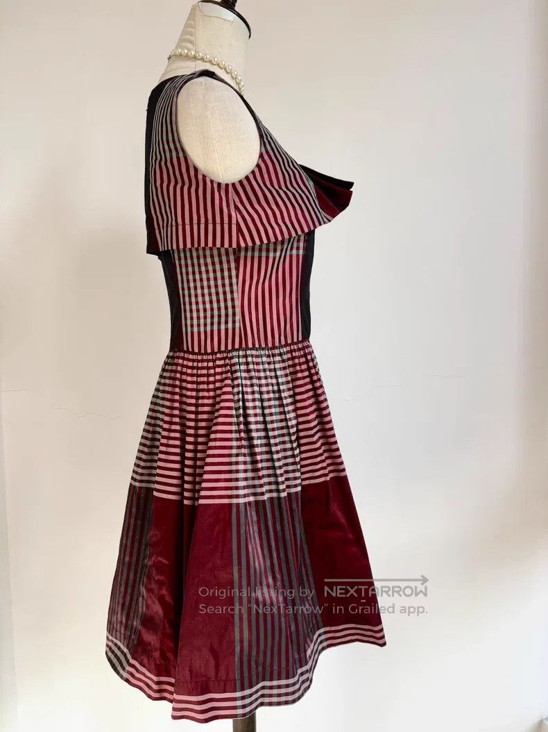 Vivienne Westwood Vivienne Westwood Red Plaid Patchwork Dress Evening Dress Size S / US 4 / IT 40 - 5 Thumbnail