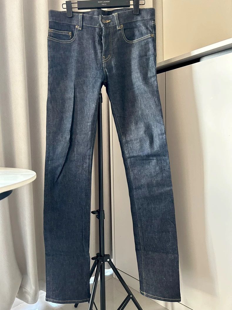 Saint Laurent Paris Saint Laurent Paris Dark blue jeans Size US 30 / EU 46 - 1 Thumbnail
