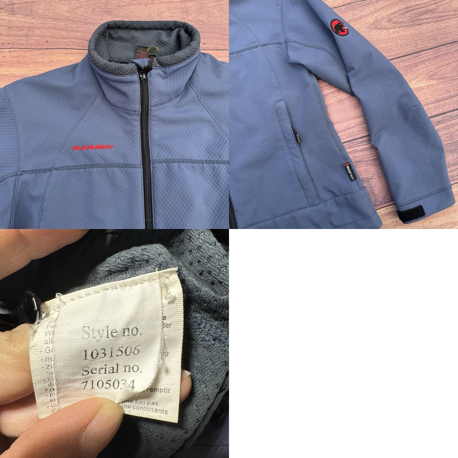 Mammut Mammut Softshell Full Zip Jacket Women’s S BLUE / PURPLE, Regular, All Seasons, Windproof, Zipper Pockets, Casual, Outdoor Size S / US 4 / IT 40 - 8 Thumbnail