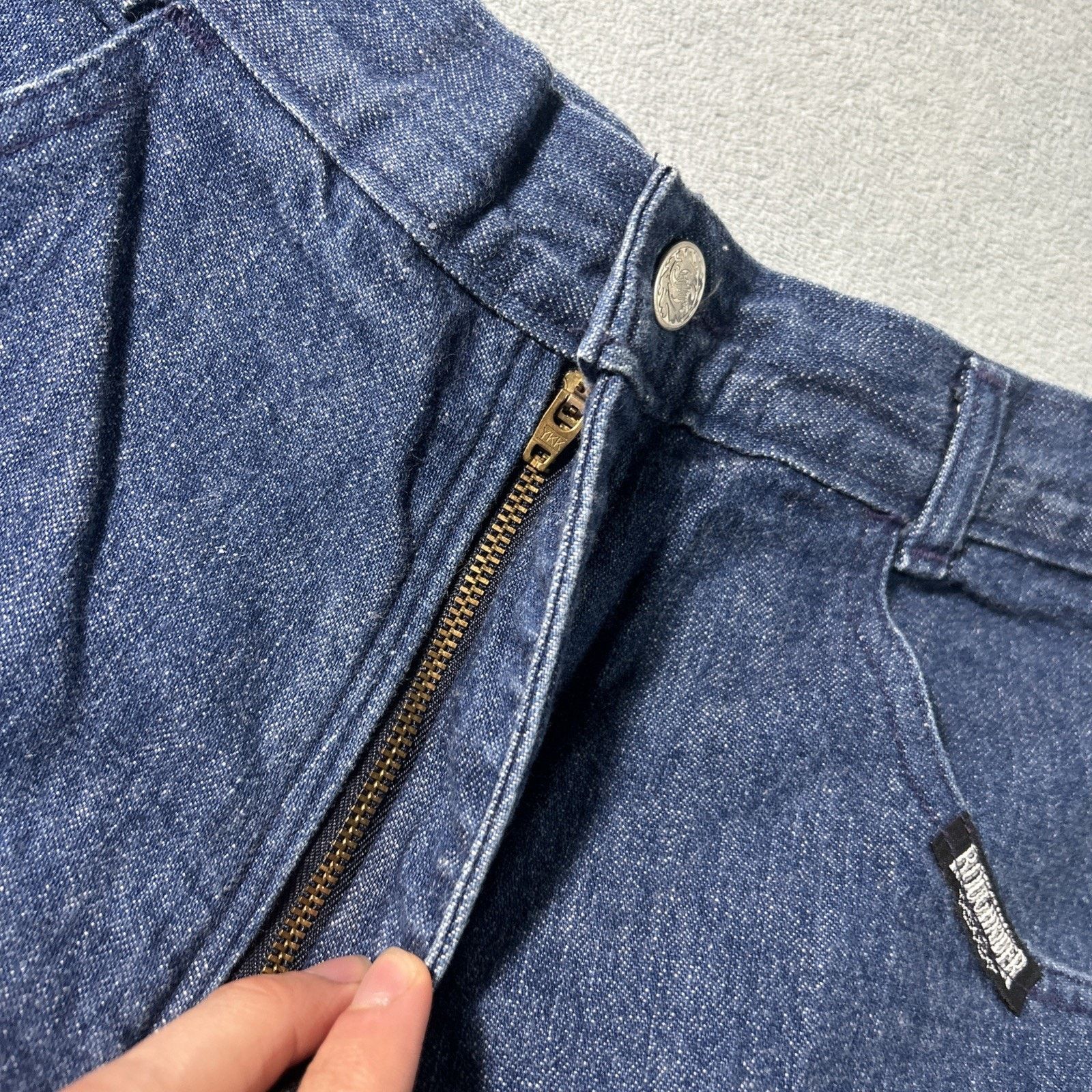 Levi's Rough Riders Buckle Back Style Jeans Womens 32x36 Bare Back Size 38" / US 16 / IT 52 - 7 Thumbnail
