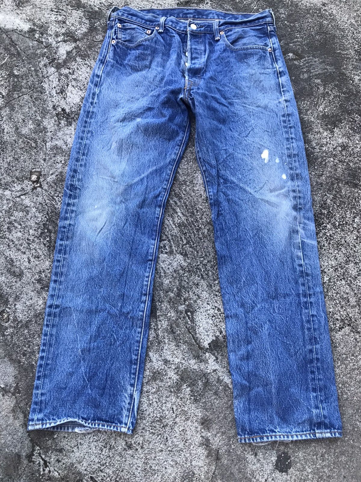 image of Vintage Levis Buttonfly in Blue, Men's (Size 34)