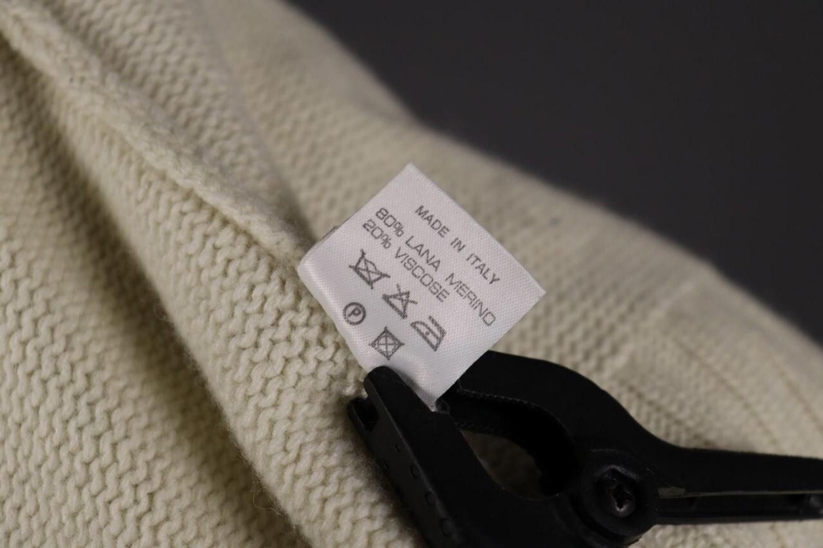 Iris von Arnim Iris Von Arnim Beige Wool Knit Cardigan Sweater Size M Size M / US 6-8 / IT 42-44 - 11 Thumbnail