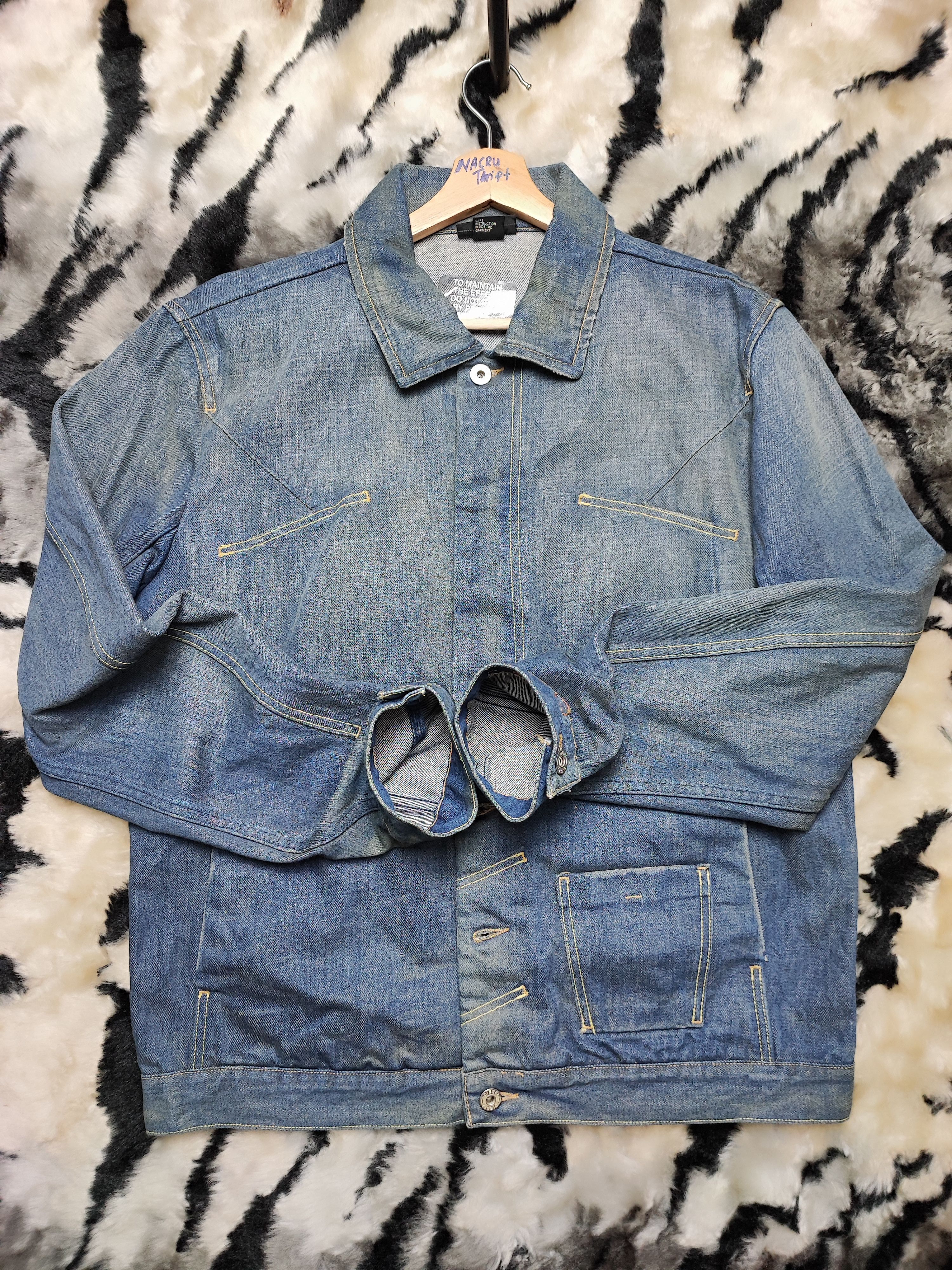 Diesel Vintage 90s Diesel Denim Jacket Button Trucker Jacket Medium Size US M / EU 48-50 / 2 - 3 Thumbnail