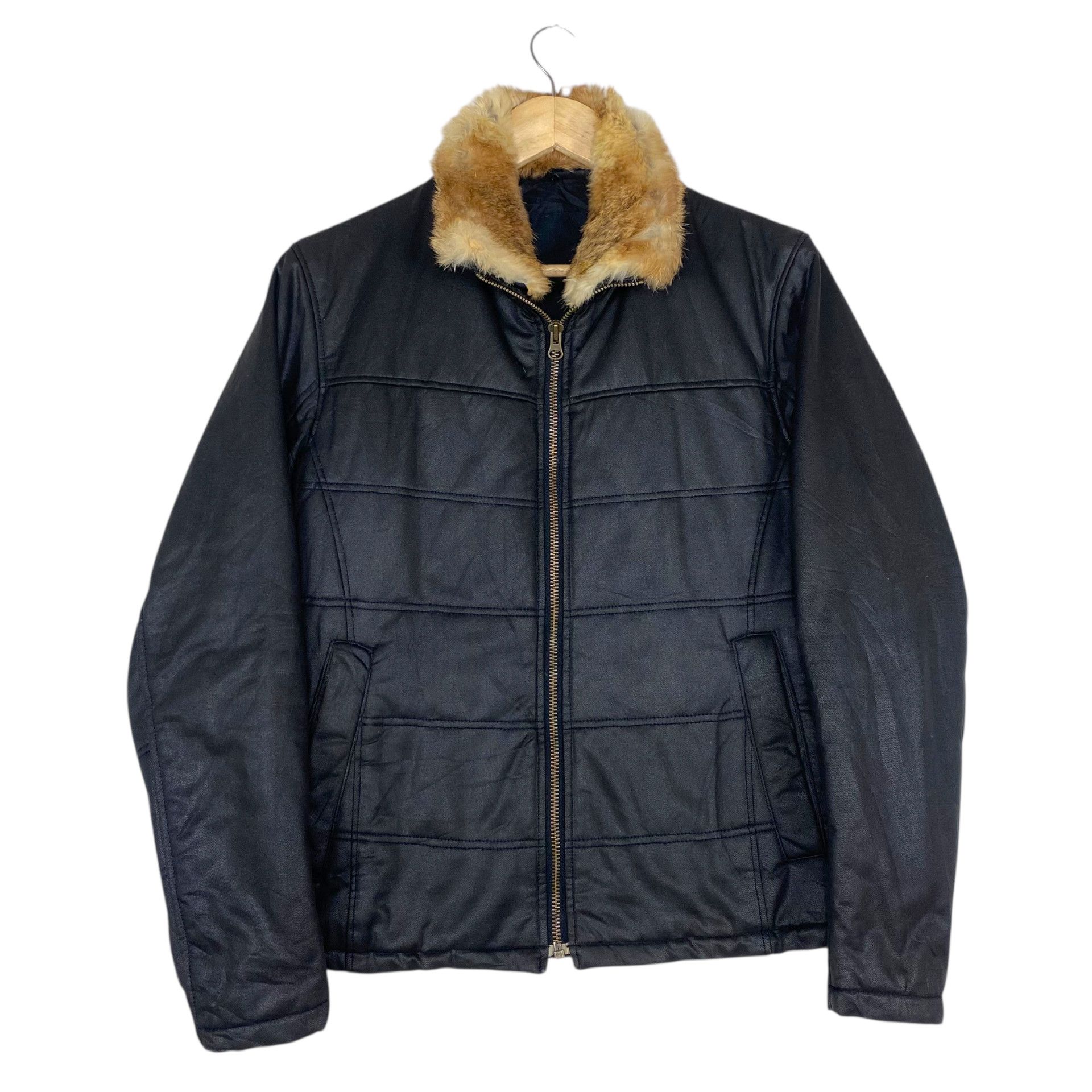 Japanese Brand 💥HALB BIKER JACKET ZIPPER FUR COLLAR Size US M / EU 48-50 / 2 - 1 Thumbnail