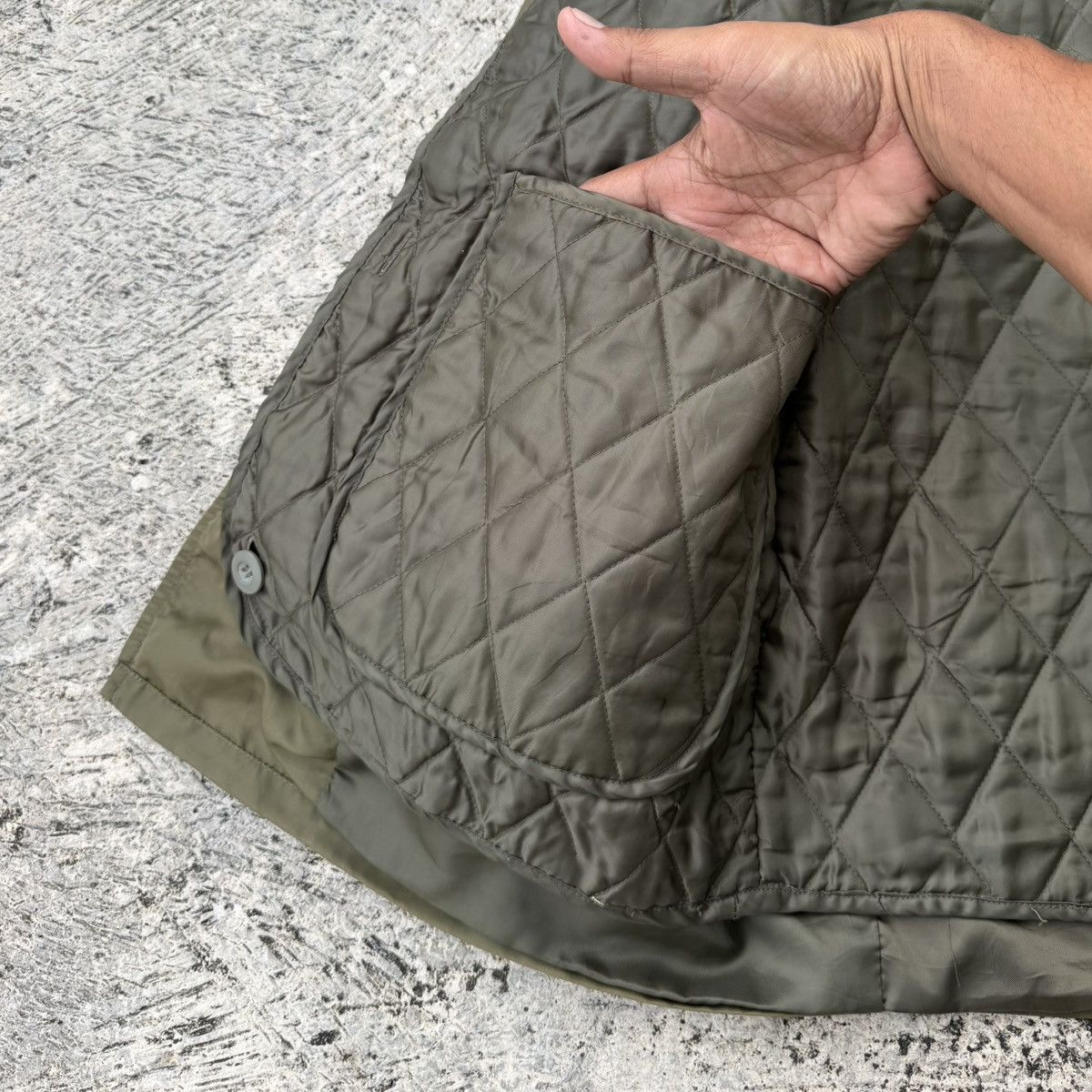 Vintage Army Project VTG Military Jacket Olive Green Quilted Lining Size US M / EU 48-50 / 2 - 12 Thumbnail