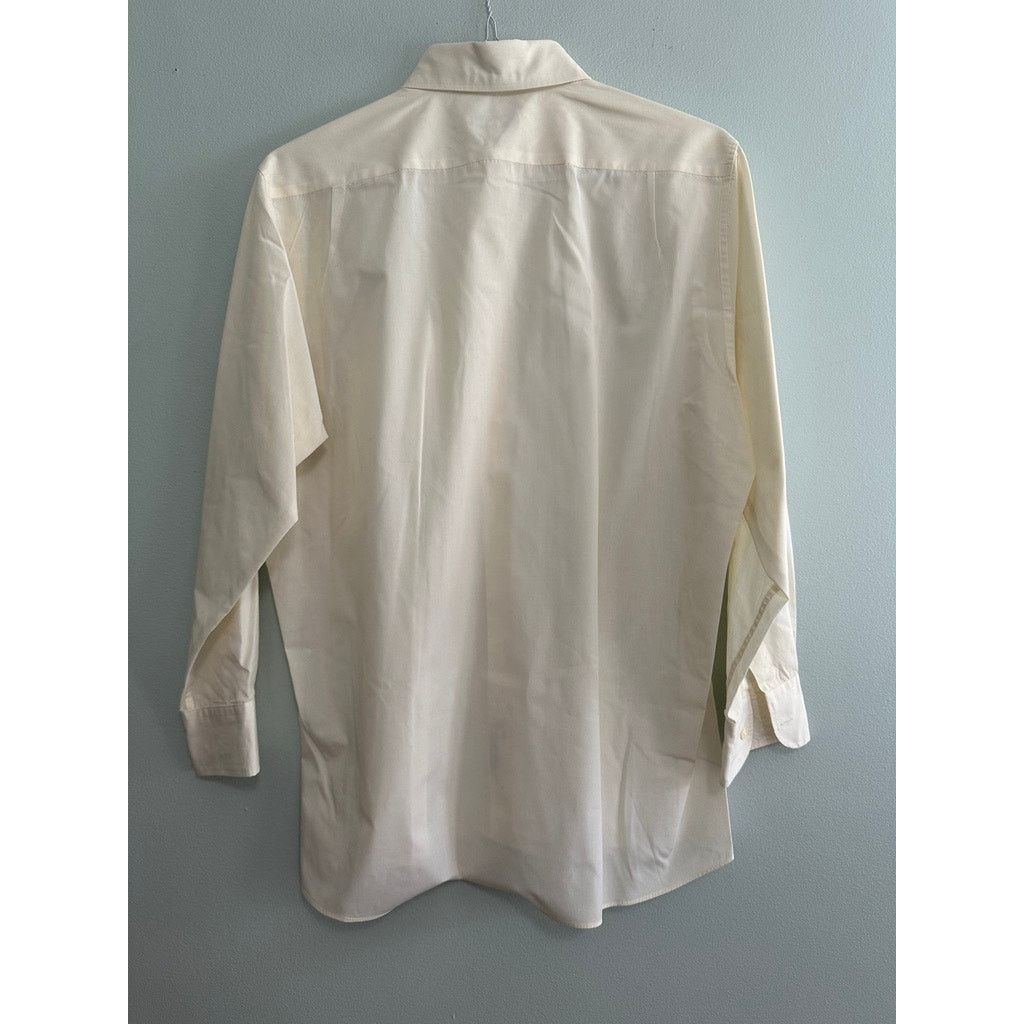 Calvin Klein Calvin Klein light yellow cream long sleeve button down Size US L / EU 52-54 / 3 - 3 Thumbnail
