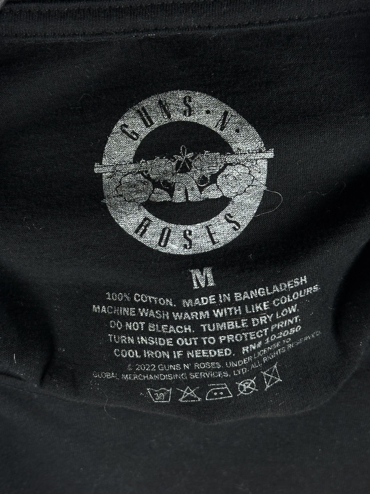 Guns N' Roses Guns N’ Roses World Tour 2022 Graphic Print Double Sided Tee Size US M / EU 48-50 / 2 - 6 Thumbnail