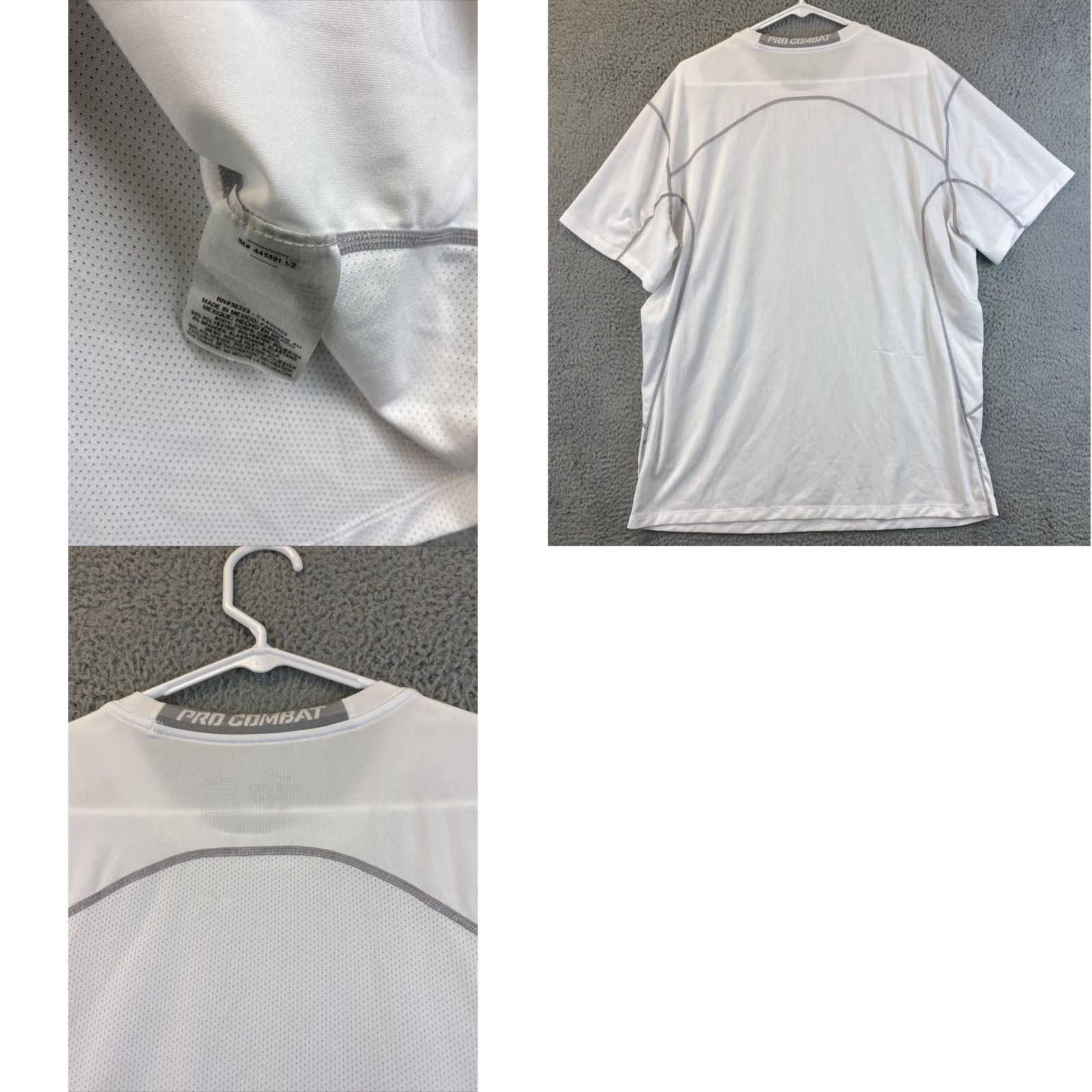 Nike Nike Pro Stretch T-Shirt White Mens 2XL Size US XXL / EU 58 / 5 - 8 Thumbnail
