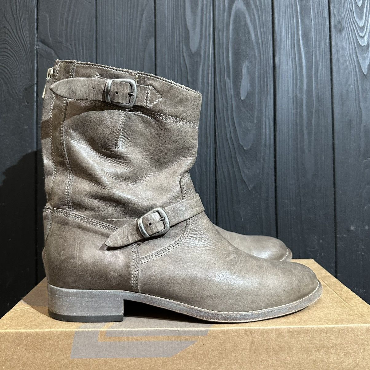 Belstaff BELSTAFF - Women’s Leather Boots Size 37 Rick Owens Style Size US 7 / IT 37 - 1 Thumbnail