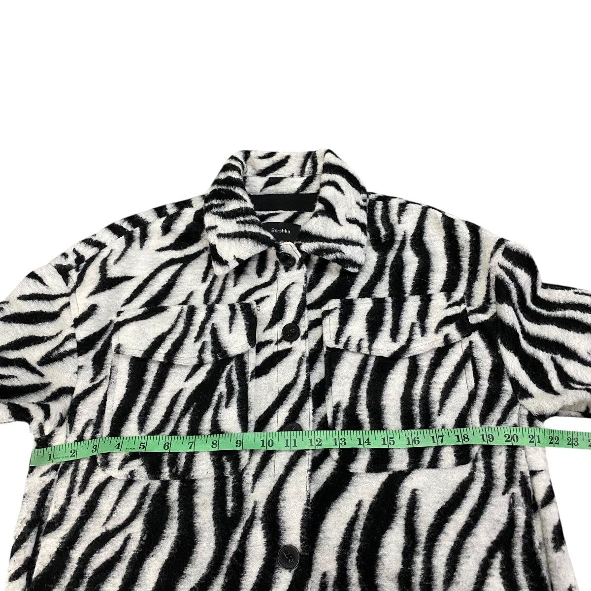 Bershka Bershka Zebra Print Wool Button Jacket M/L Size Size M / US 6-8 / IT 42-44 - 15 Thumbnail