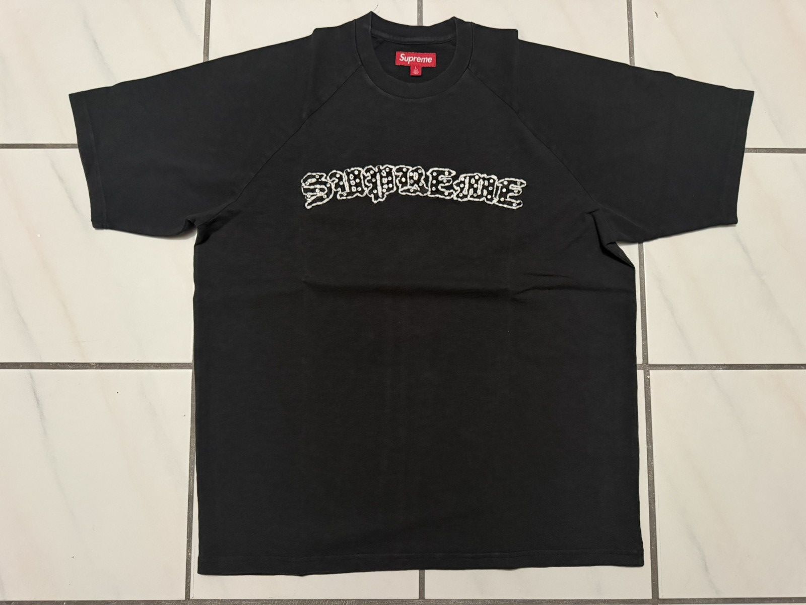 Supreme Supreme Rhinestone Raglan S/S Top Size US L / EU 52-54 / 3 - 4 Thumbnail