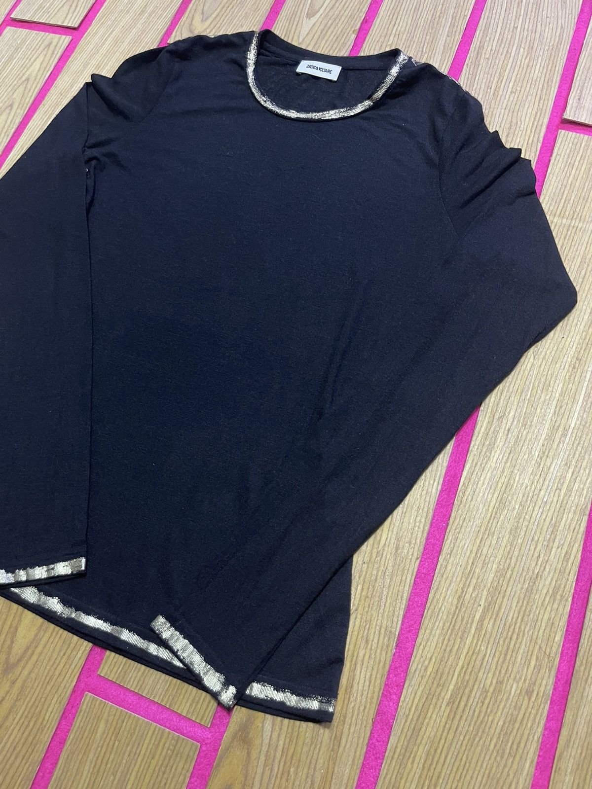If Six Was Nine Y2K ZADIK & VOLTAIRE long sleeve tshirt Size M / US 6-8 / IT 42-44 - 2 Thumbnail
