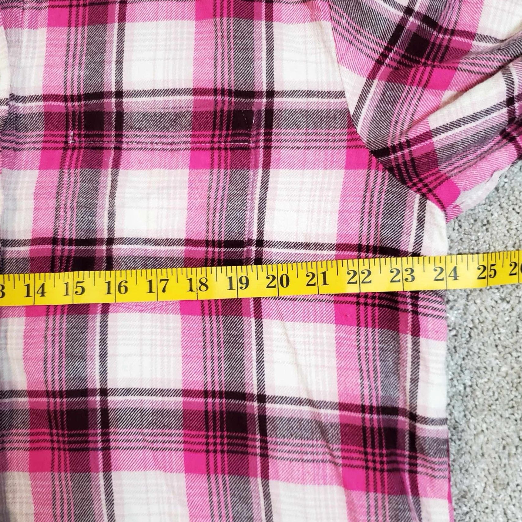 Gap VINTAGE GAP Red and White Plaid Flannel Long Sleeve Shirt M Mens Button-Up 90s Retro Easy Care Pockets Size US M / EU 48-50 / 2 - 4 Thumbnail
