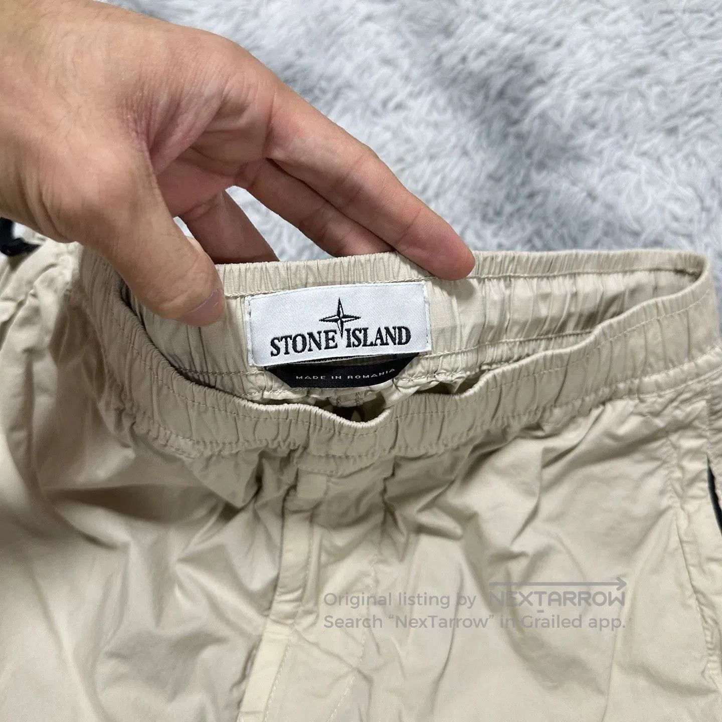 Stone Island stone island cargo pants in off-white. Size US 30 / EU 46 - 4 Thumbnail