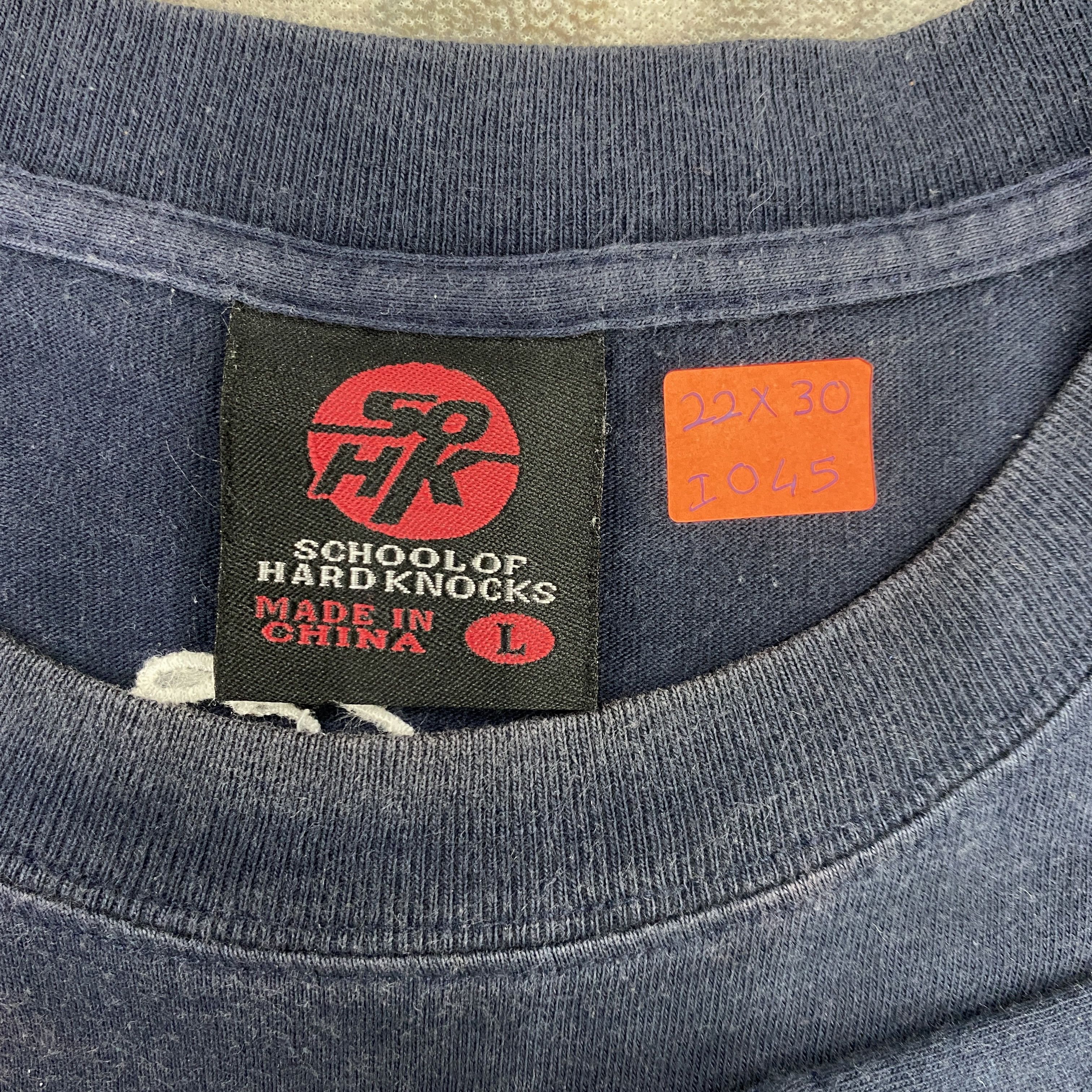 Rap Tees Vintage School Of Hard Knocks TEE shirt - I045 Size US L / EU 52-54 / 3 - 3 Thumbnail
