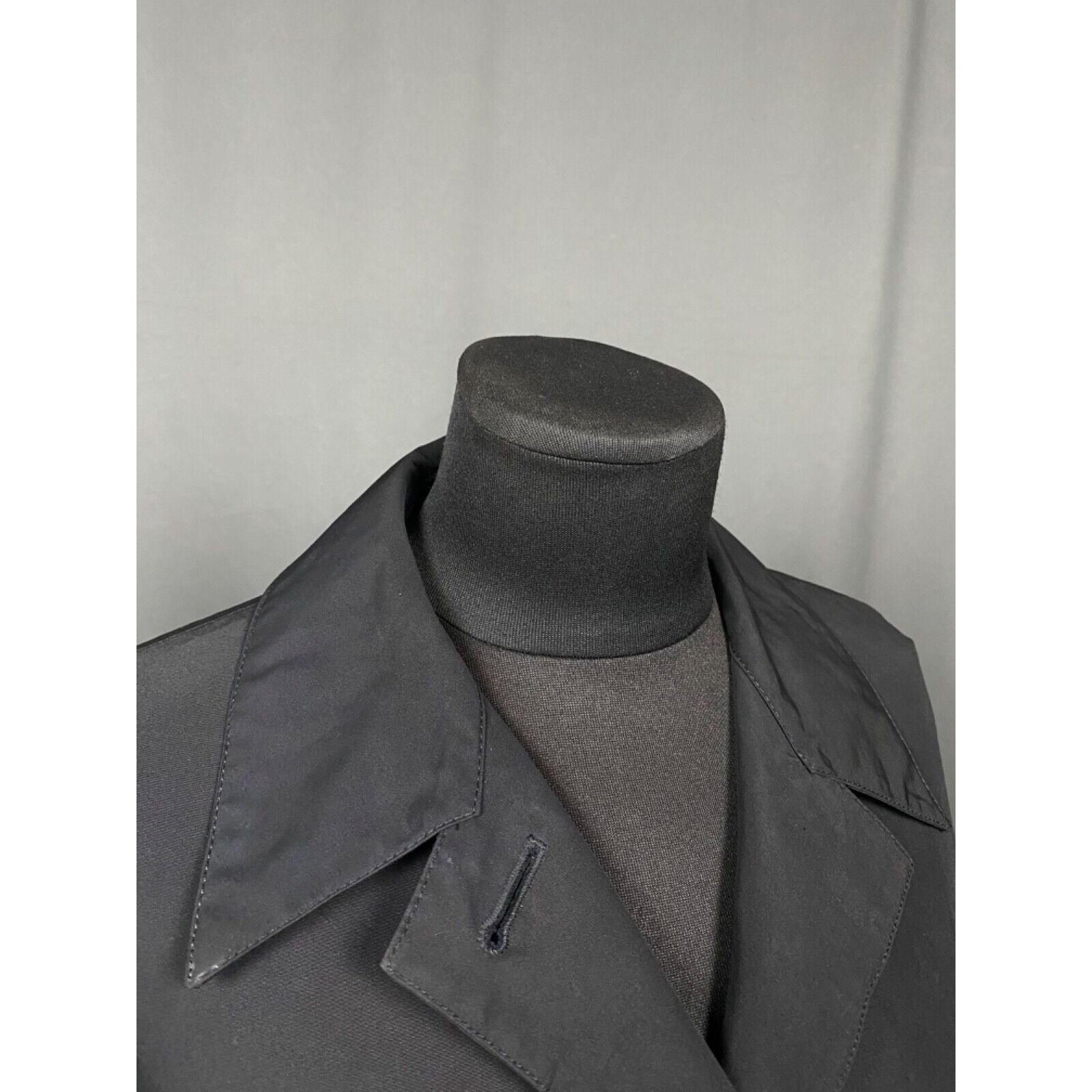 Prada MINT! Prada RECENT Women's Black Long OverCoat Size 38 Size XS / US 0-2 / IT 36-38 - 6 Thumbnail