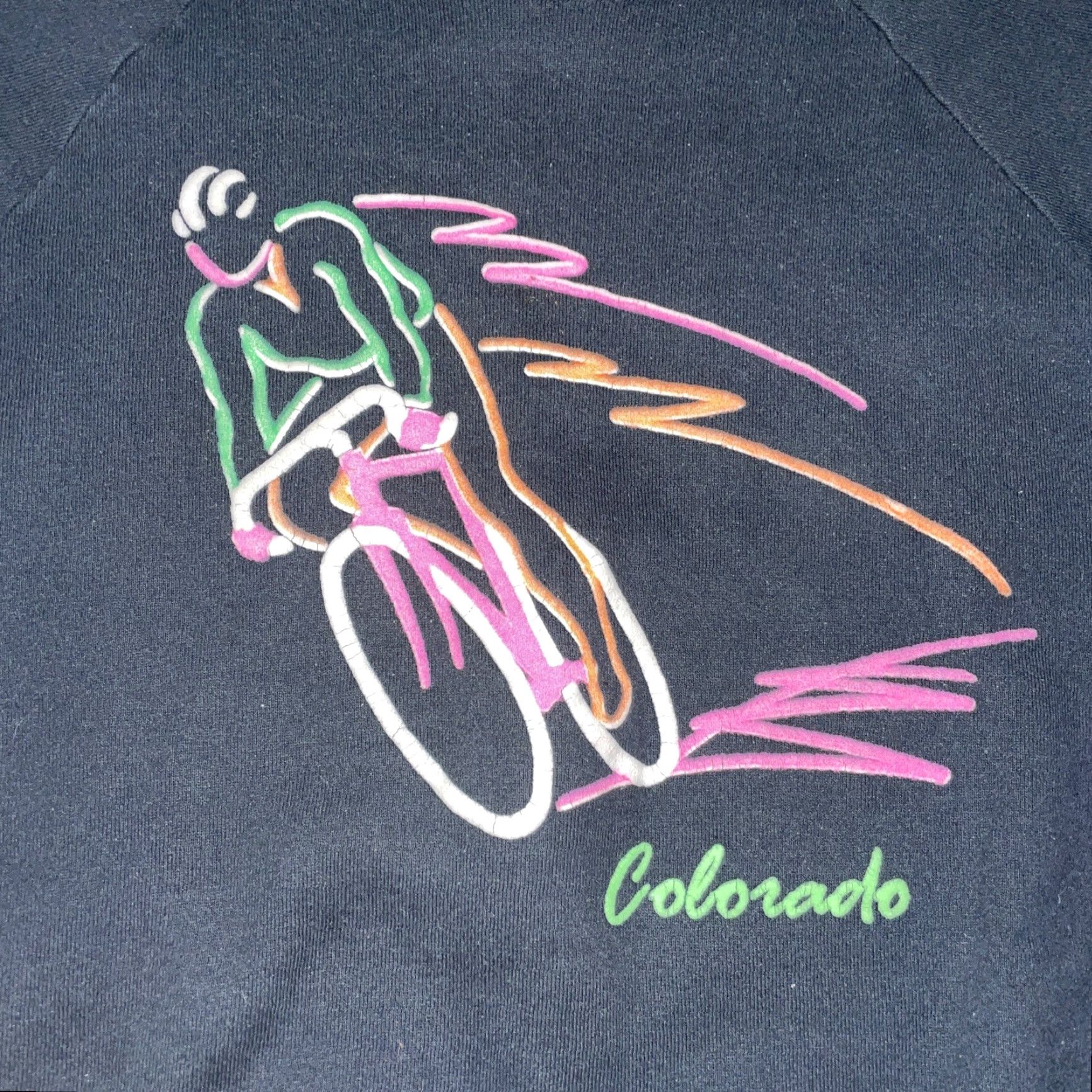 Fruit Of The Loom VINTAGE Fruit of the Loom Black Long Sleeve T-Shirt USA Biking Mens L Size US L / EU 52-54 / 3 - 2 Thumbnail
