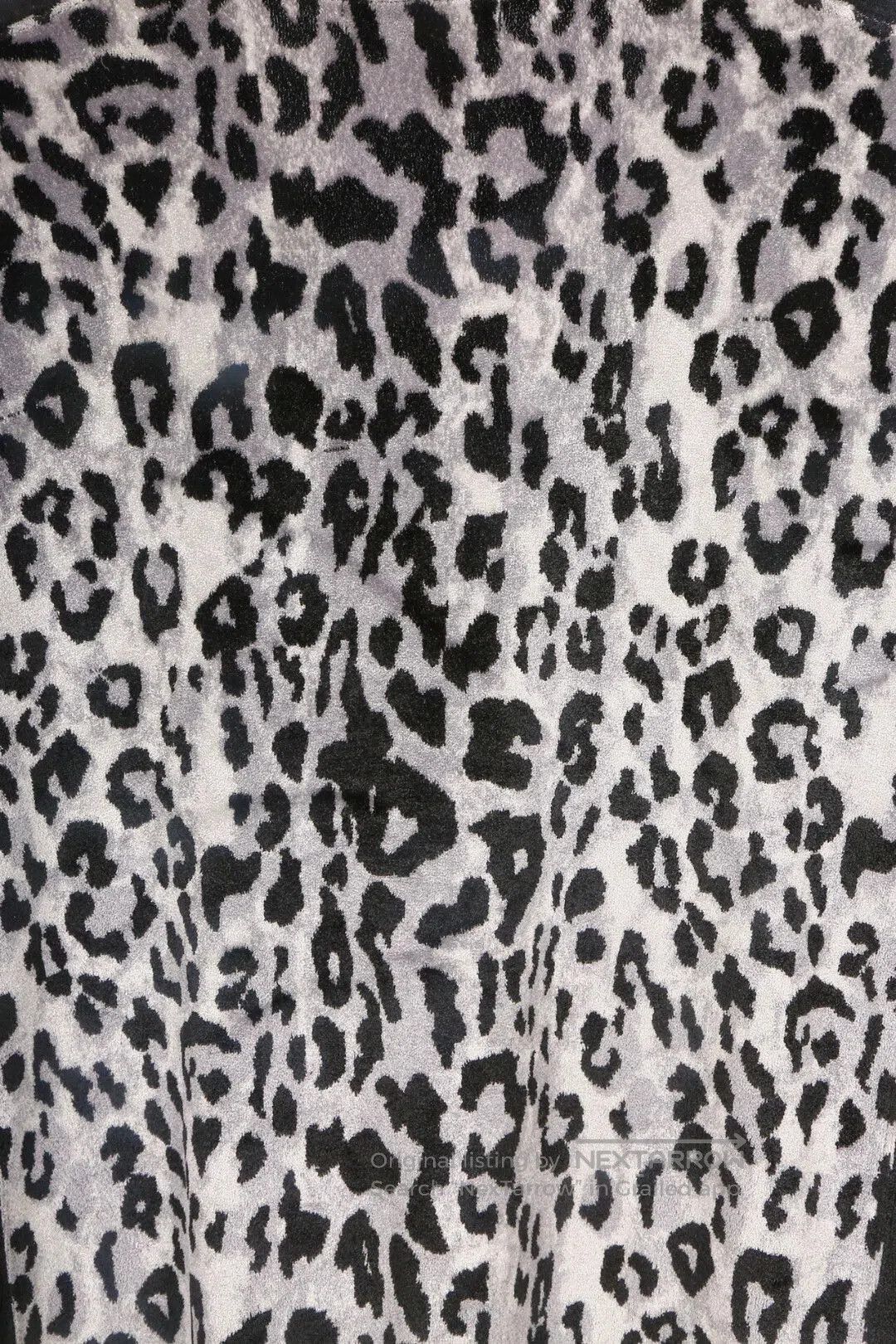 Mastermind Japan Leopard Print Cardigan with Black Sleeves. Size US L / EU 52-54 / 3 - 5 Thumbnail