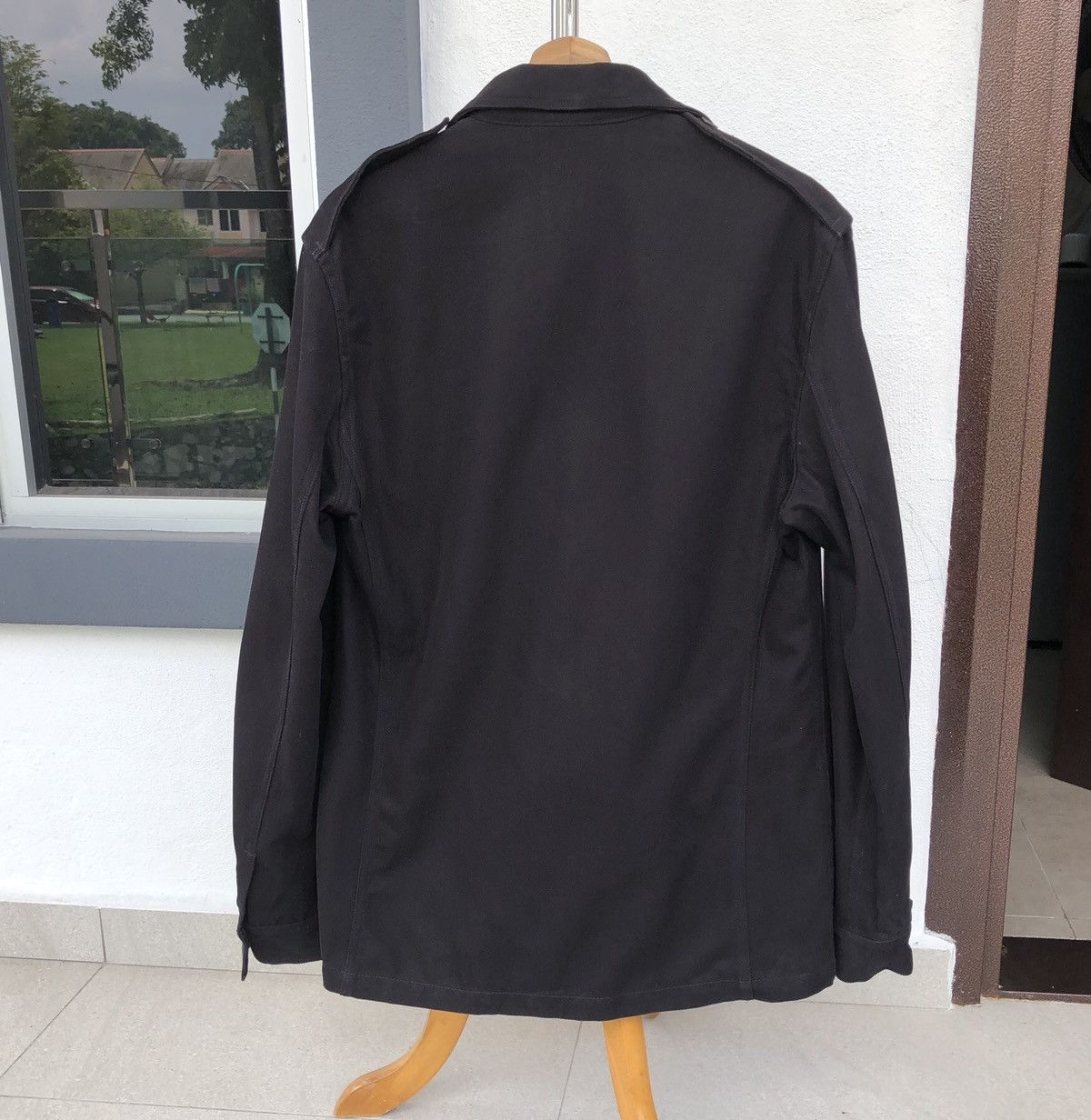A.P.C. APC Men's Military Black Button Up Field Jacket Size US M / EU 48-50 / 2 - 11 Thumbnail