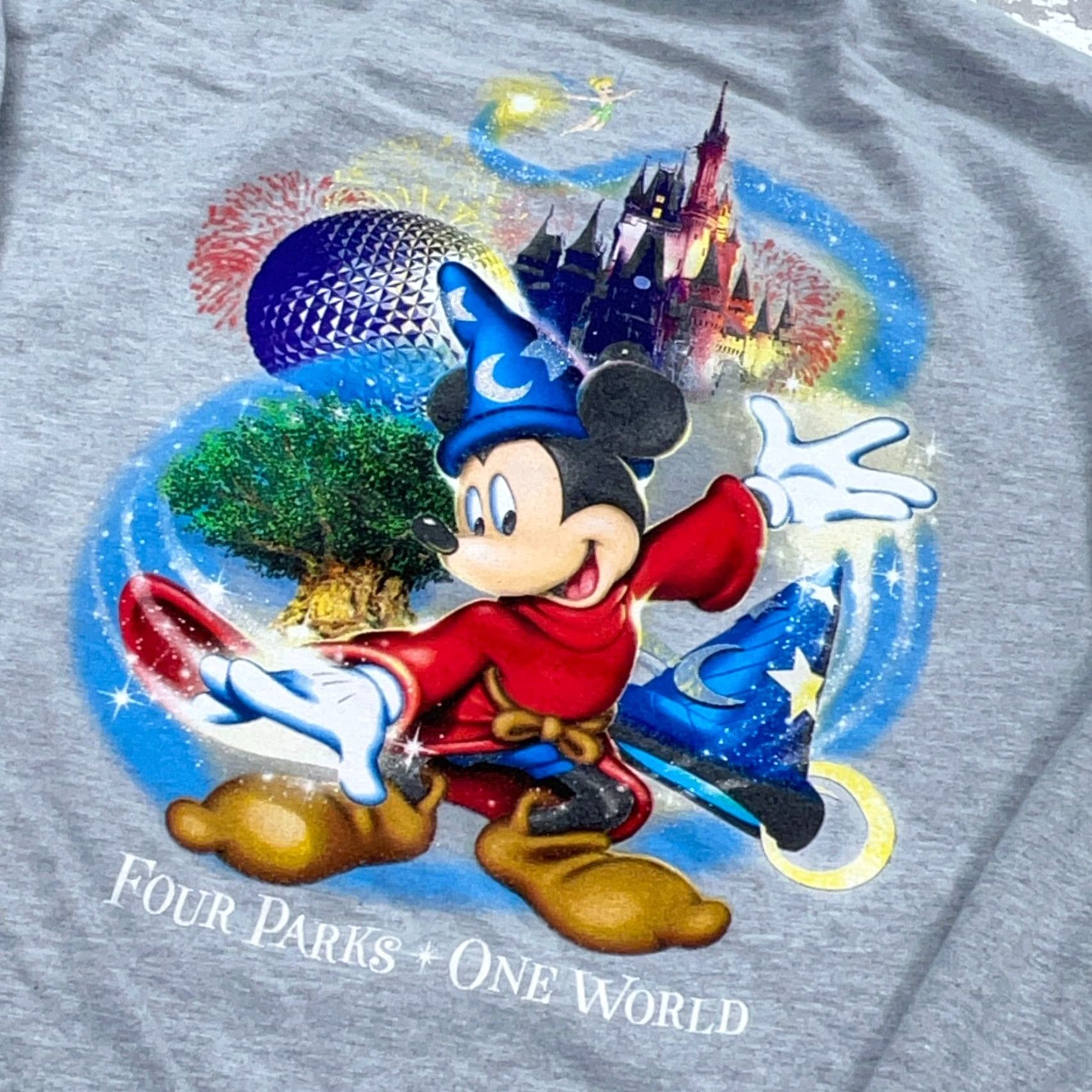 Disney Disney Shirt Men Large Gray Tee Mickey Fantasia Long Sleeve Retro Cartoon Promo Hip Hop Classic Disney Shirt Tee Long Sleeve Gray Large Men Mens Size US L / EU 52-54 / 3 - 4 Thumbnail
