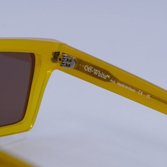 Off-White Off-White OERI142 WINDSOR 1864 Sunglasses Yellow Square Size ONE SIZE - 7 Thumbnail
