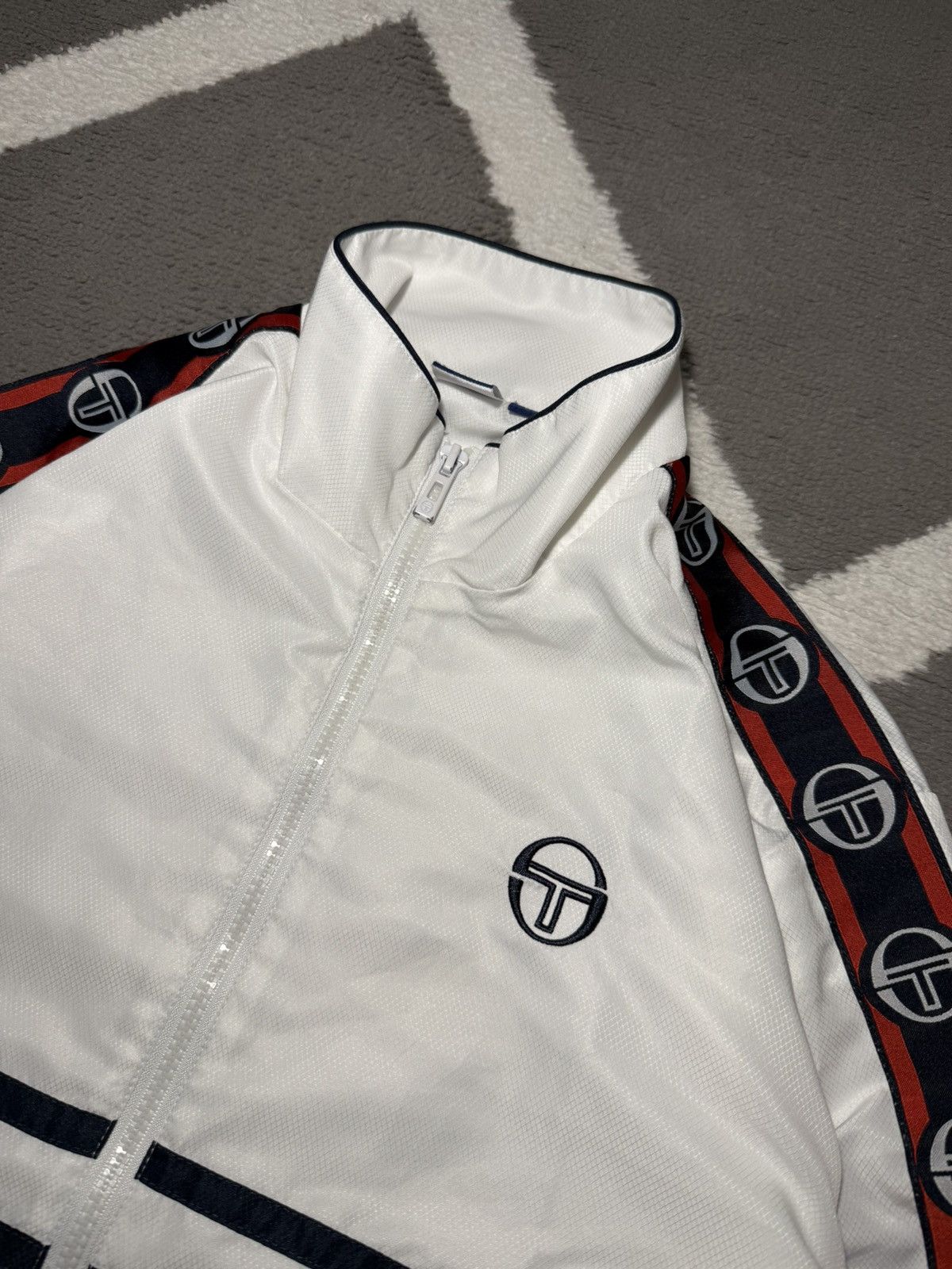 Sergio Tacchini × Vintage Sergio Tacchini Light Track Jacket Y2K Look Size US L / EU 52-54 / 3 - 6 Thumbnail