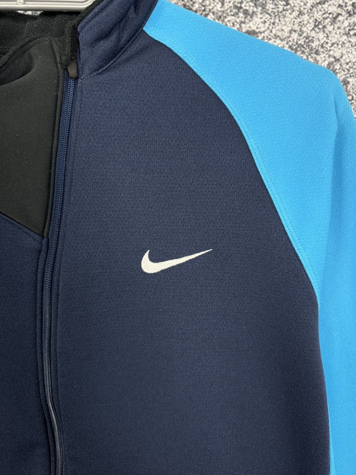 Nike Men’s Nike Fit Therma Cycling Full Zip Jacket Vintage Size L Size US L / EU 52-54 / 3 - 6 Thumbnail