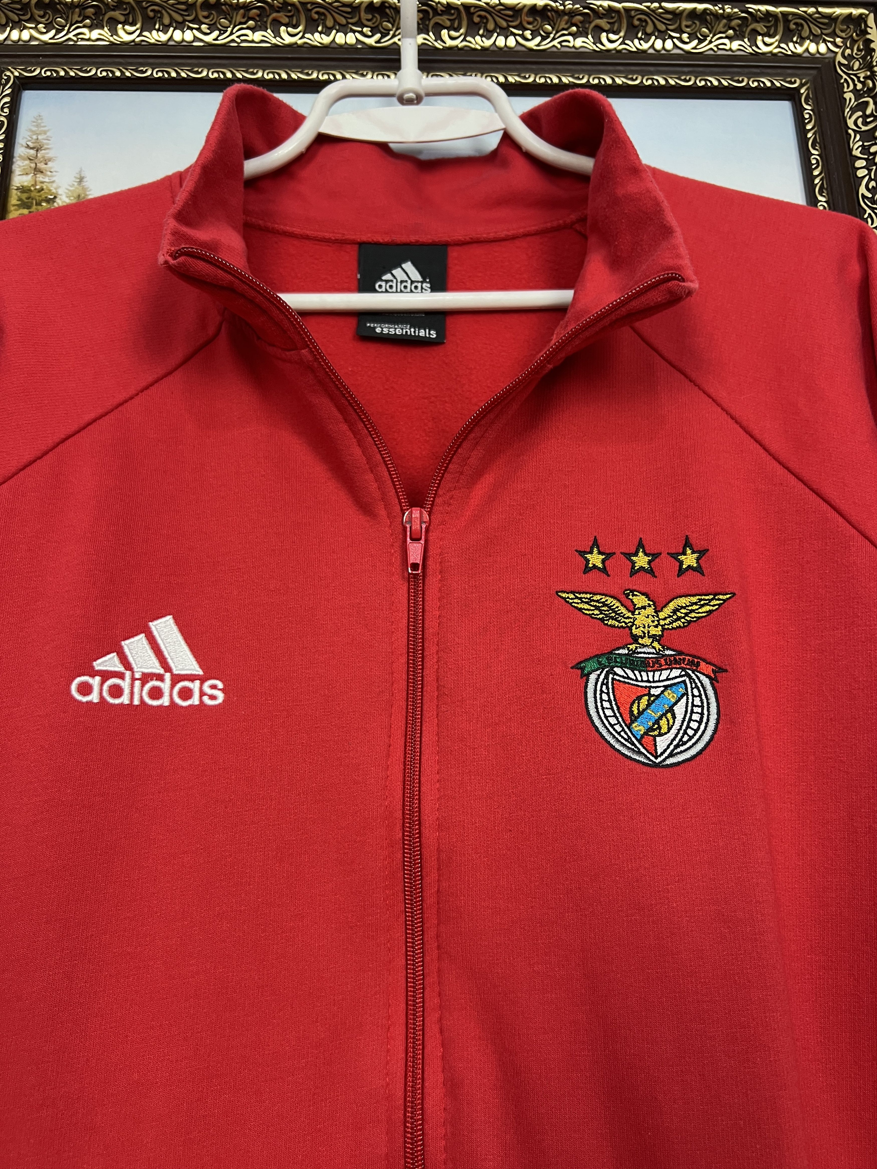 Adidas Vintage Adidas FC Benfica Football Jacket Soccer Track Top Size US M / EU 48-50 / 2 - 3 Thumbnail