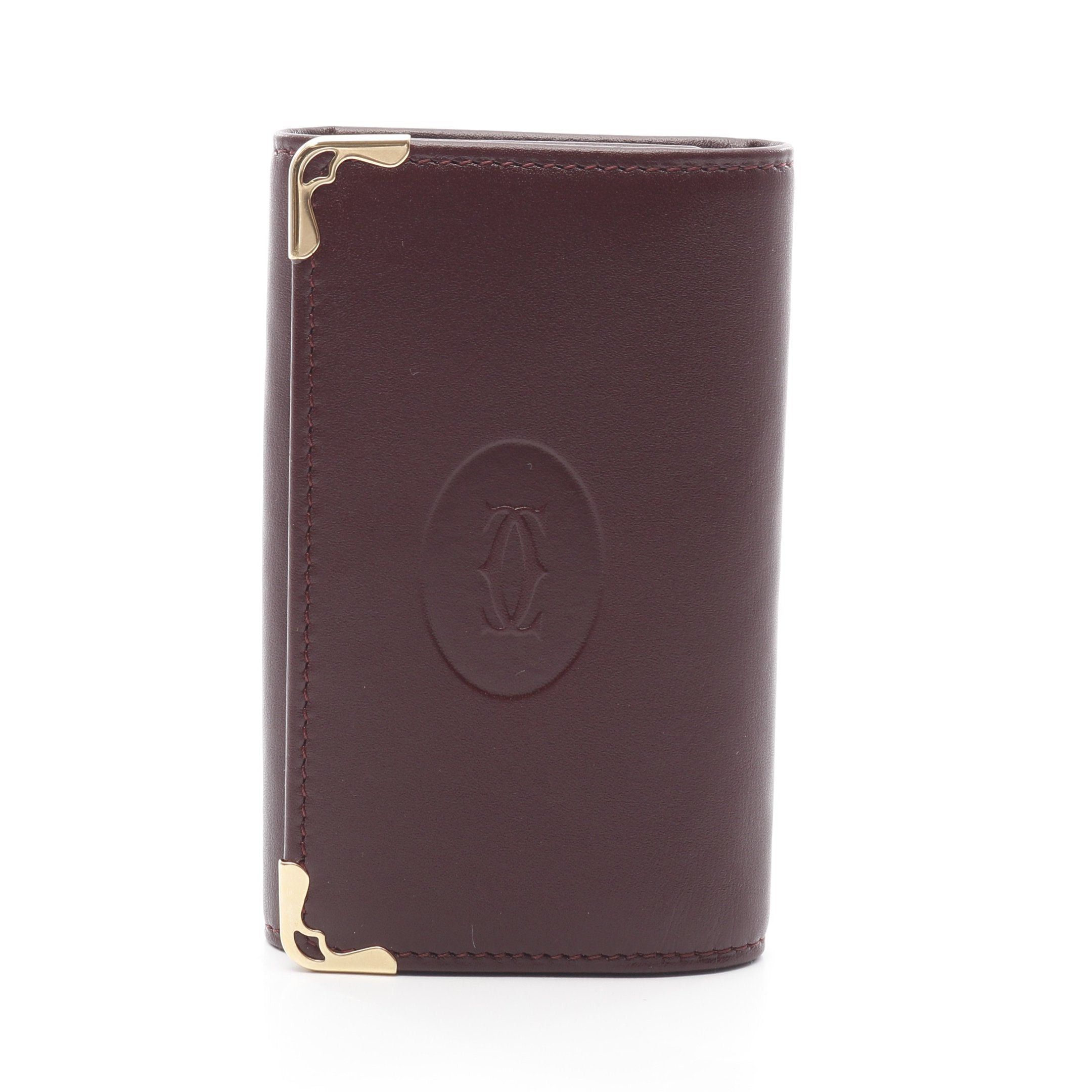 Cartier Cartier Mast Line 6 Key Case Leather Bordeaux Size ONE SIZE - 1 Thumbnail