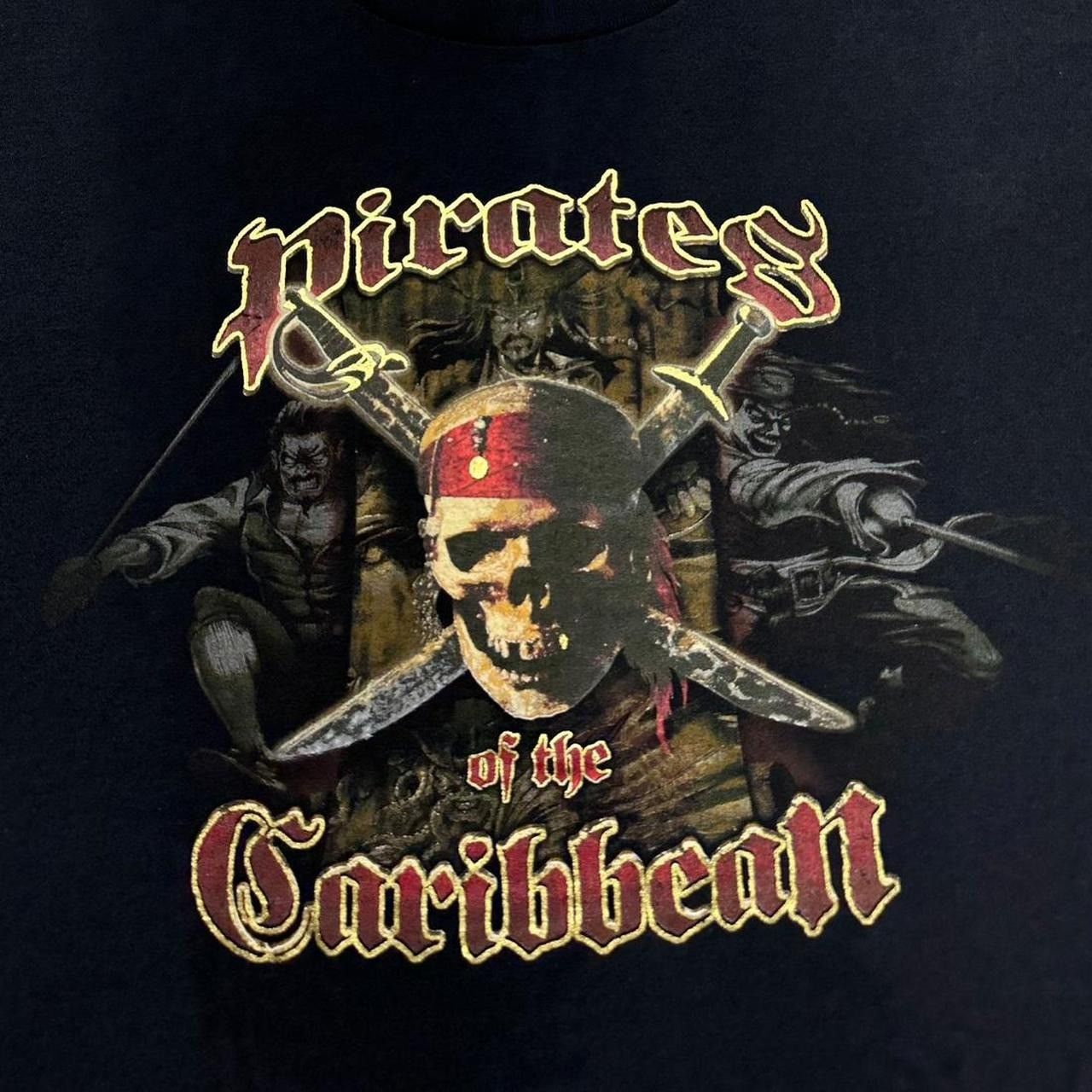 Disney × Vintage Y2K Pirates of the Caribbean T-Shirt Size US M / EU 48-50 / 2 - 3 Thumbnail