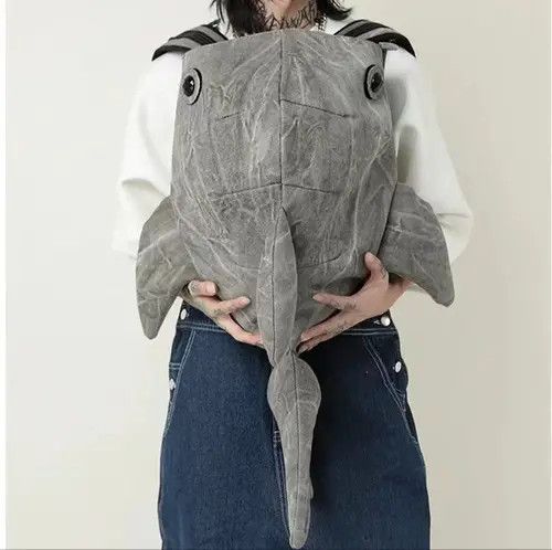 Japanese Brand Katagiri x Aya Niche Animal Shark Shoulder Bag Size ONE SIZE - 2 Thumbnail