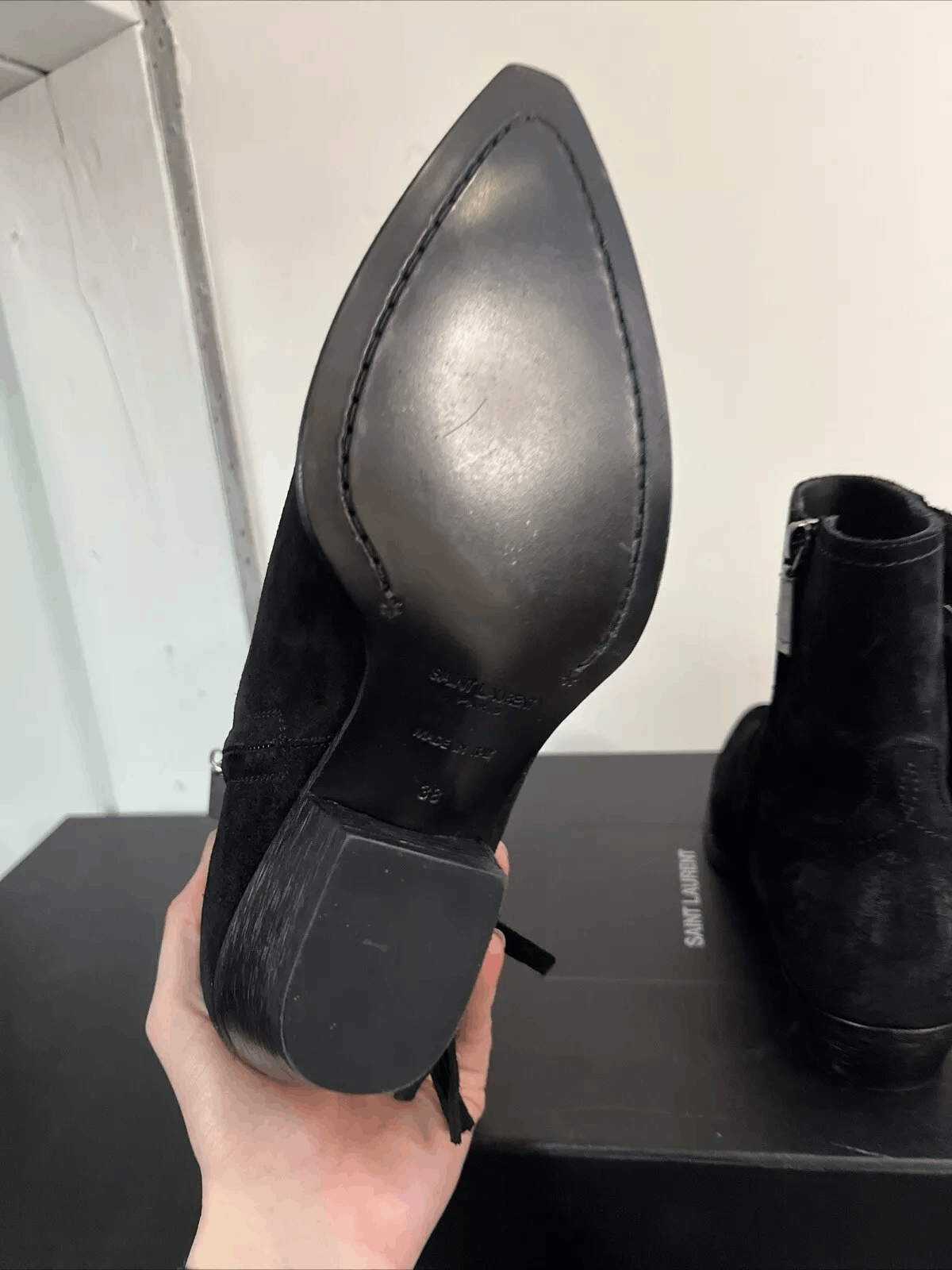 Saint Laurent Paris Saint Laurent Lukas Boots EU 38 RRP £990 Size US 7.5 / IT 37.5 - 6 Thumbnail