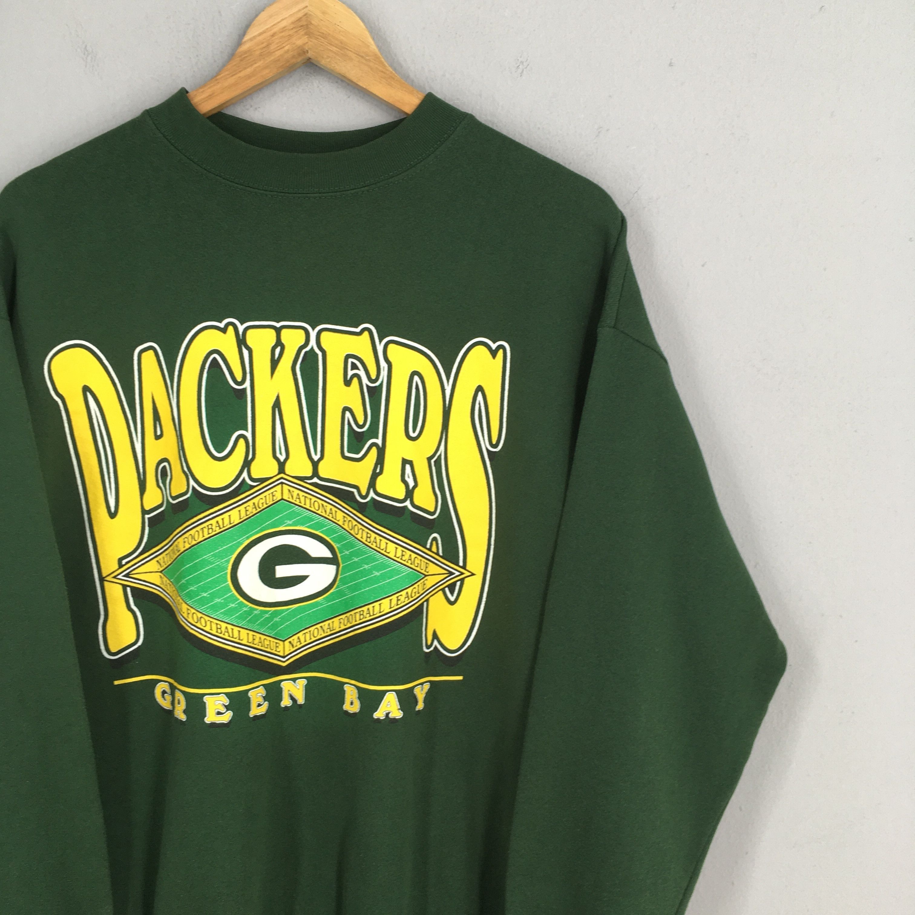NFL Vintage Green Bay Packers Football NFL Sweatshirt Large Size US L / EU 52-54 / 3 - 2 Thumbnail