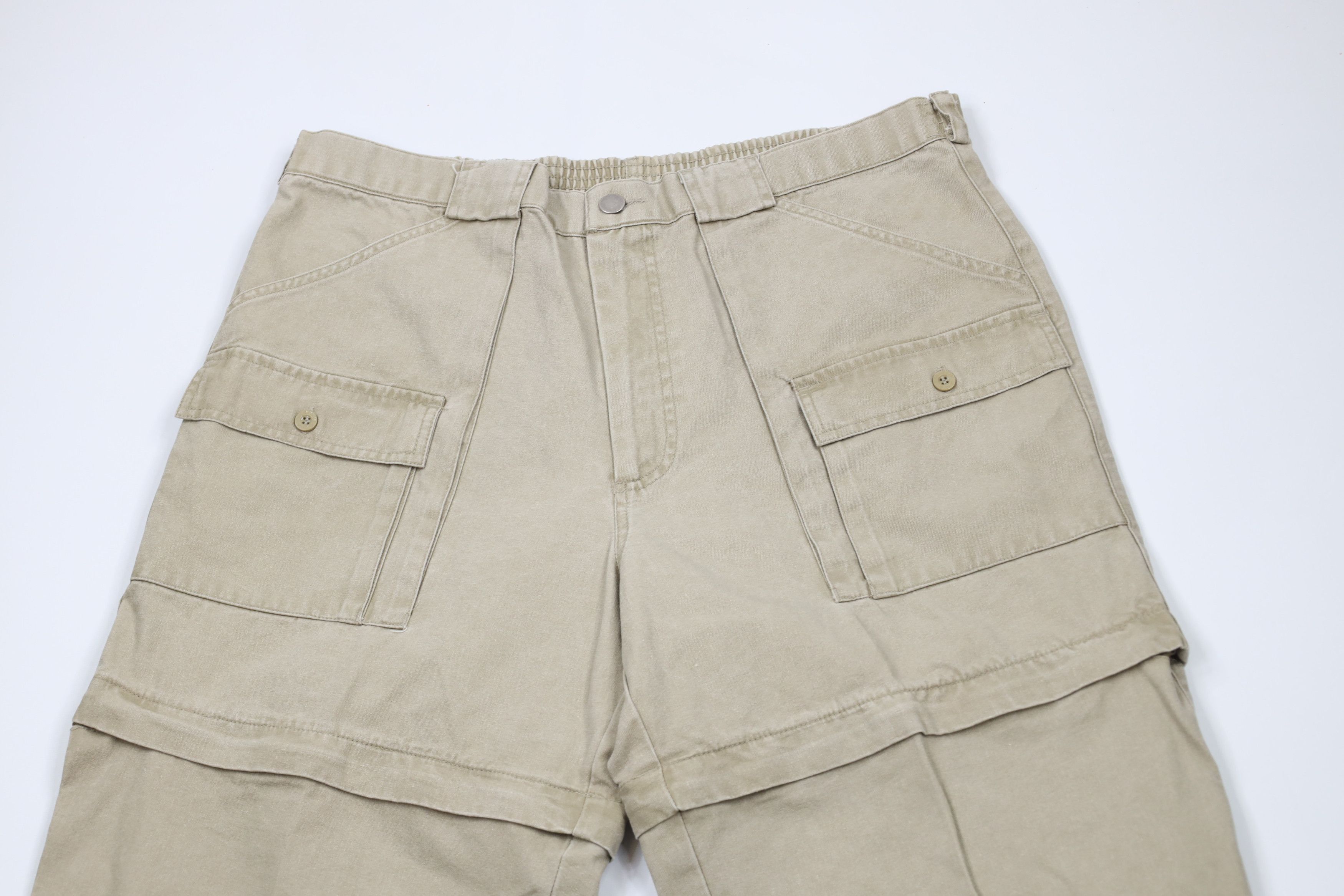Vintage Vintage 90s Streetwear Stonewash Convertible Cargo Pants Size US 38 / EU 54 - 2 Thumbnail
