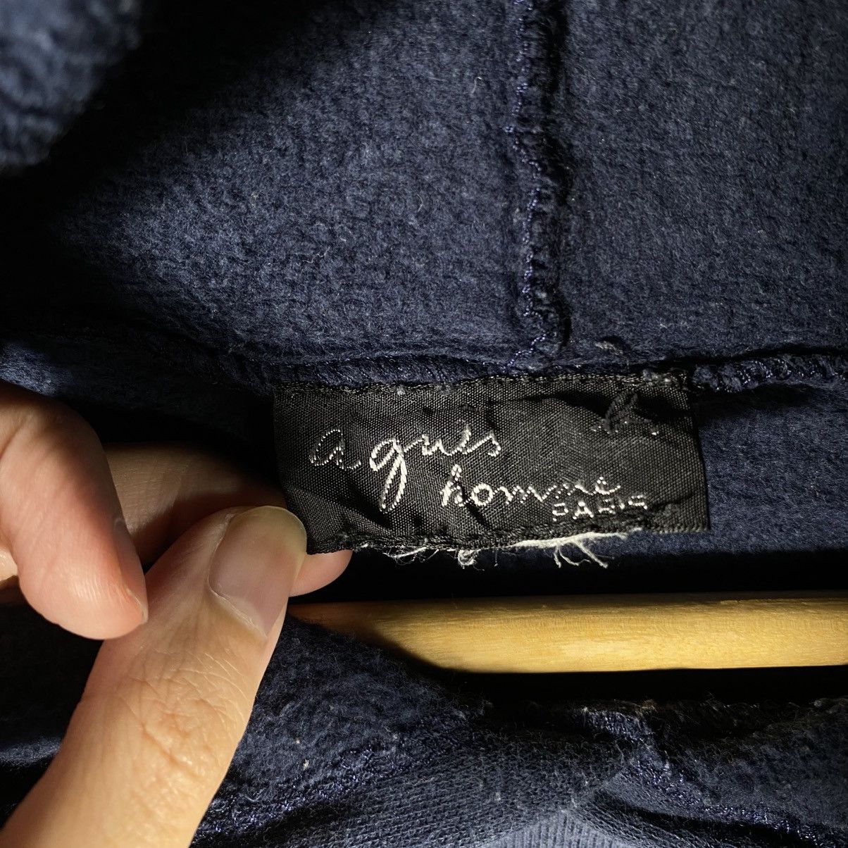 agnes b. Vintage 90's AGNES B. Homme Paris Hoodie Pullover Size US L / EU 52-54 / 3 - 5 Thumbnail