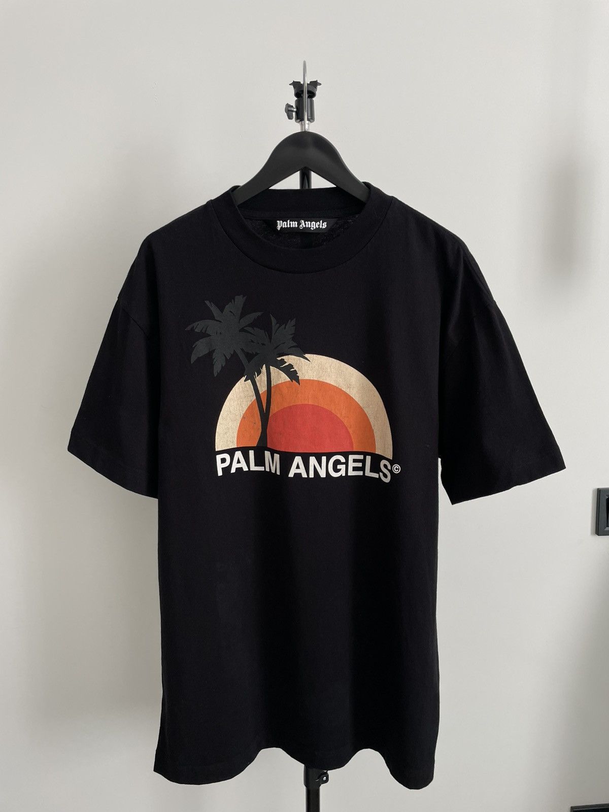 Palm Angels Palm Angels Sunset Beach Black T-Shirt Size US XL / EU 56 / 4 - 1 Thumbnail