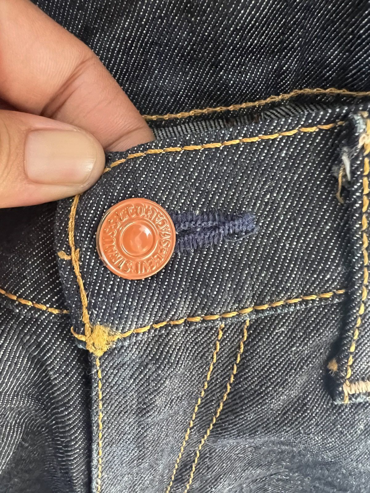 Levi's 🔥Rare Vintage Levis Button J22 Denim Size US 31 - 10 Thumbnail