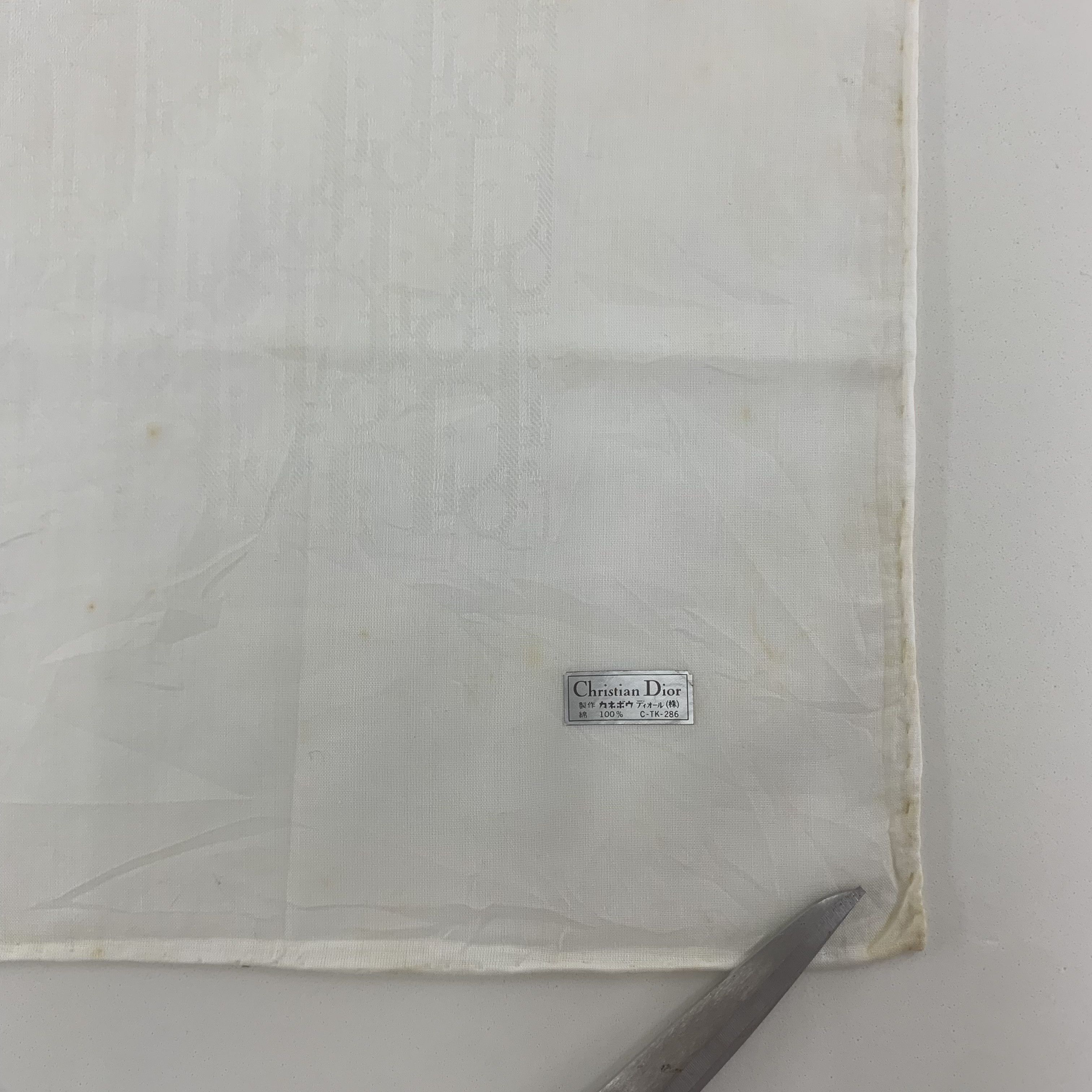 Christian Dior Monsieur Christian Dior Handkerchief Bandana Neckerchief TB3446 Size ONE SIZE - 5 Thumbnail