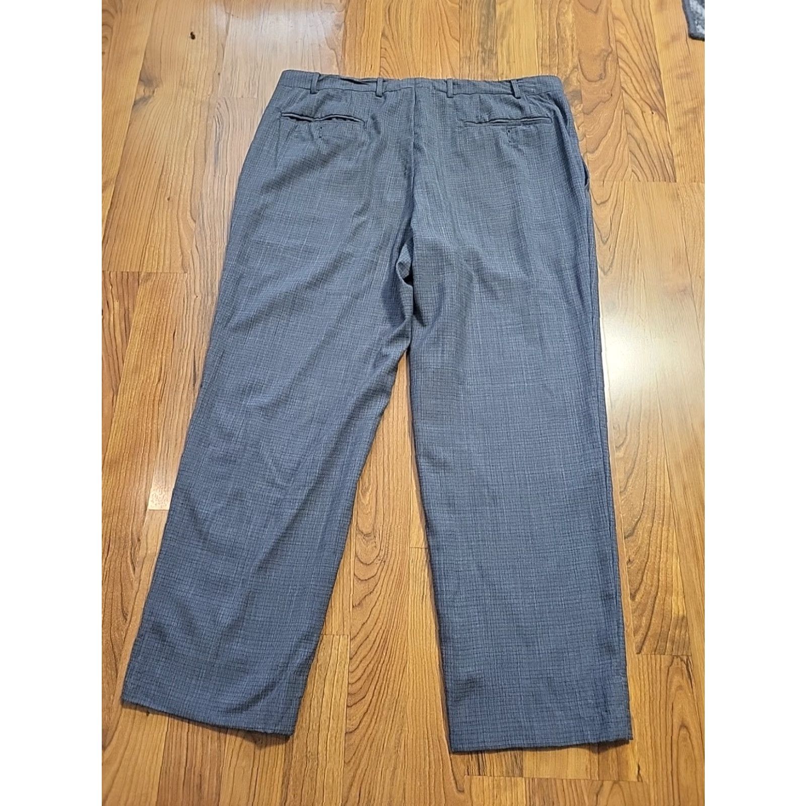 Canali VINTAGE Canali 1934 Pants Gray Wool Flat Front 36" Inseam 26" Men Dress Size US 36 / EU 52 - 6 Thumbnail