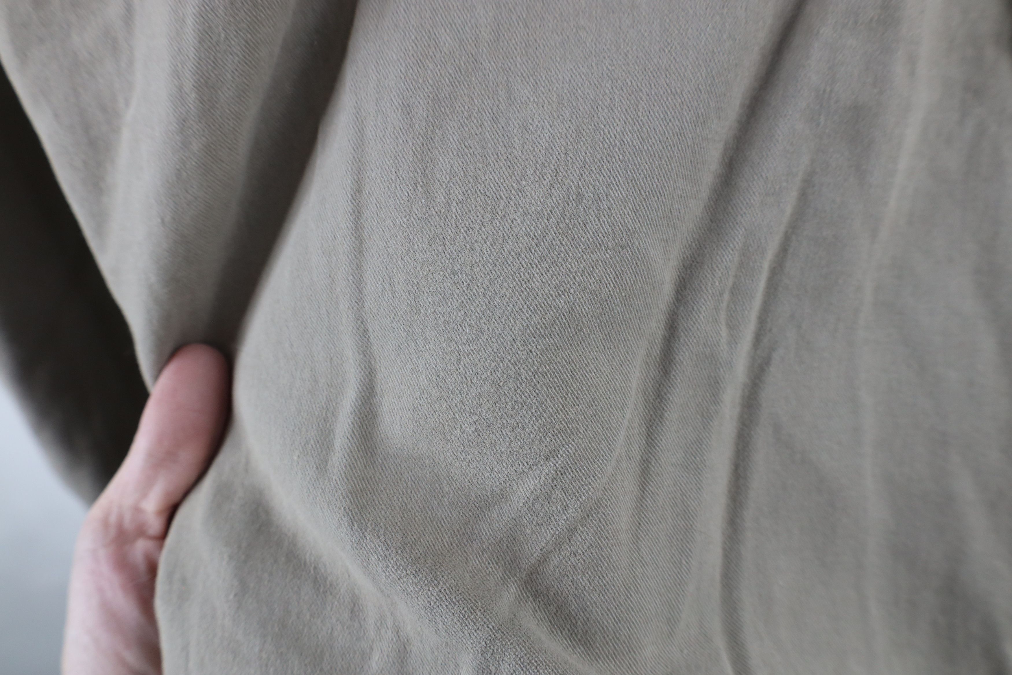 Vintage Vintage 90s Streetwear Cotton Twill Pullover Jacket Beige Size US L / EU 52-54 / 3 - 5 Thumbnail