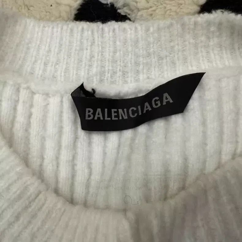 Balenciaga Balenciaga Letter logo print casual sweater - White Size US S / EU 44-46 / 1 - 5 Thumbnail