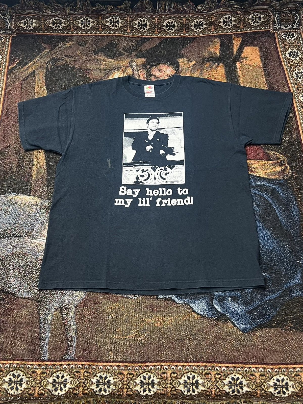Vintage Vintage Scarface Tee Size US XL / EU 56 / 4 - 2 Thumbnail