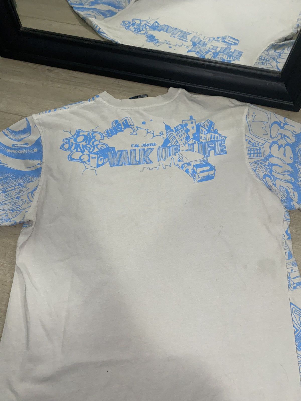 JNCO × Vintage Rare Vintage / Y2K 5ive Jungle All Over Print Shirt Size US L / EU 52-54 / 3 - 4 Thumbnail