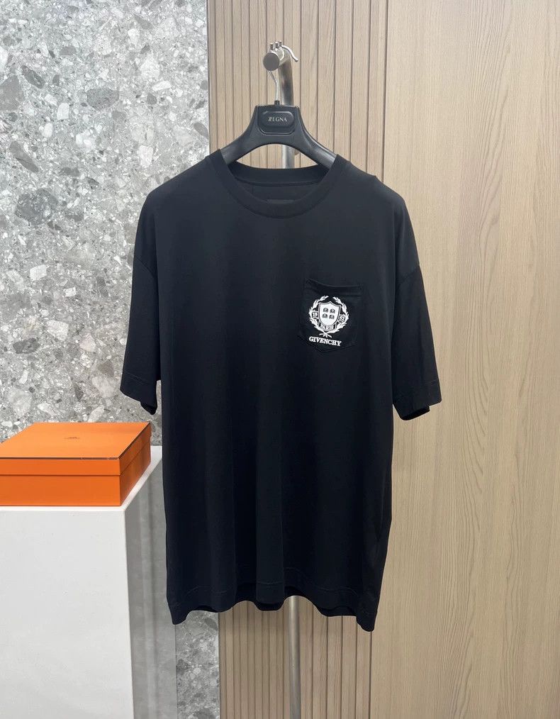 Givenchy Givenchy 24 wheat logo embroidered T-shirt Size US XL / EU 56 / 4 - 6 Thumbnail