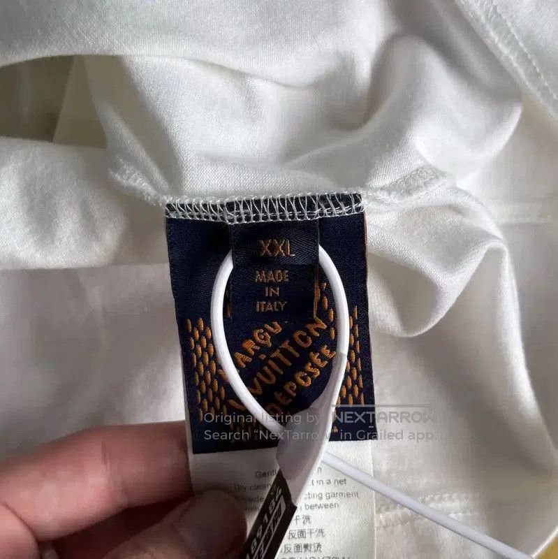 Louis Vuitton Louis Vuitton White XXL Cotton Tee . Size US XXL / EU 58 / 5 - 5 Thumbnail