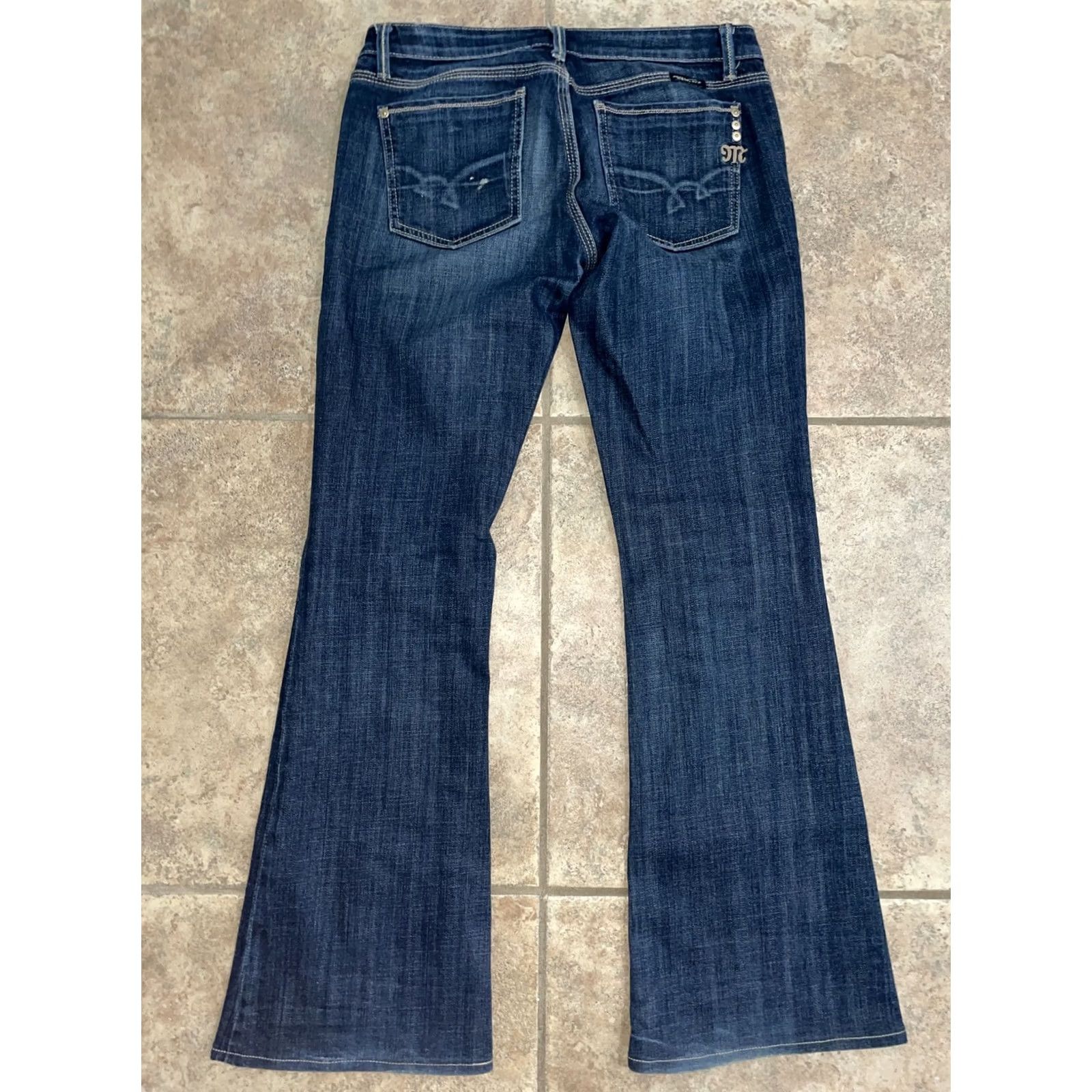 Miss Me Miss Me Jeans Women's Blue Bootcut 29x31 Size 29 Regular Boots? Size 29" - 2 Thumbnail